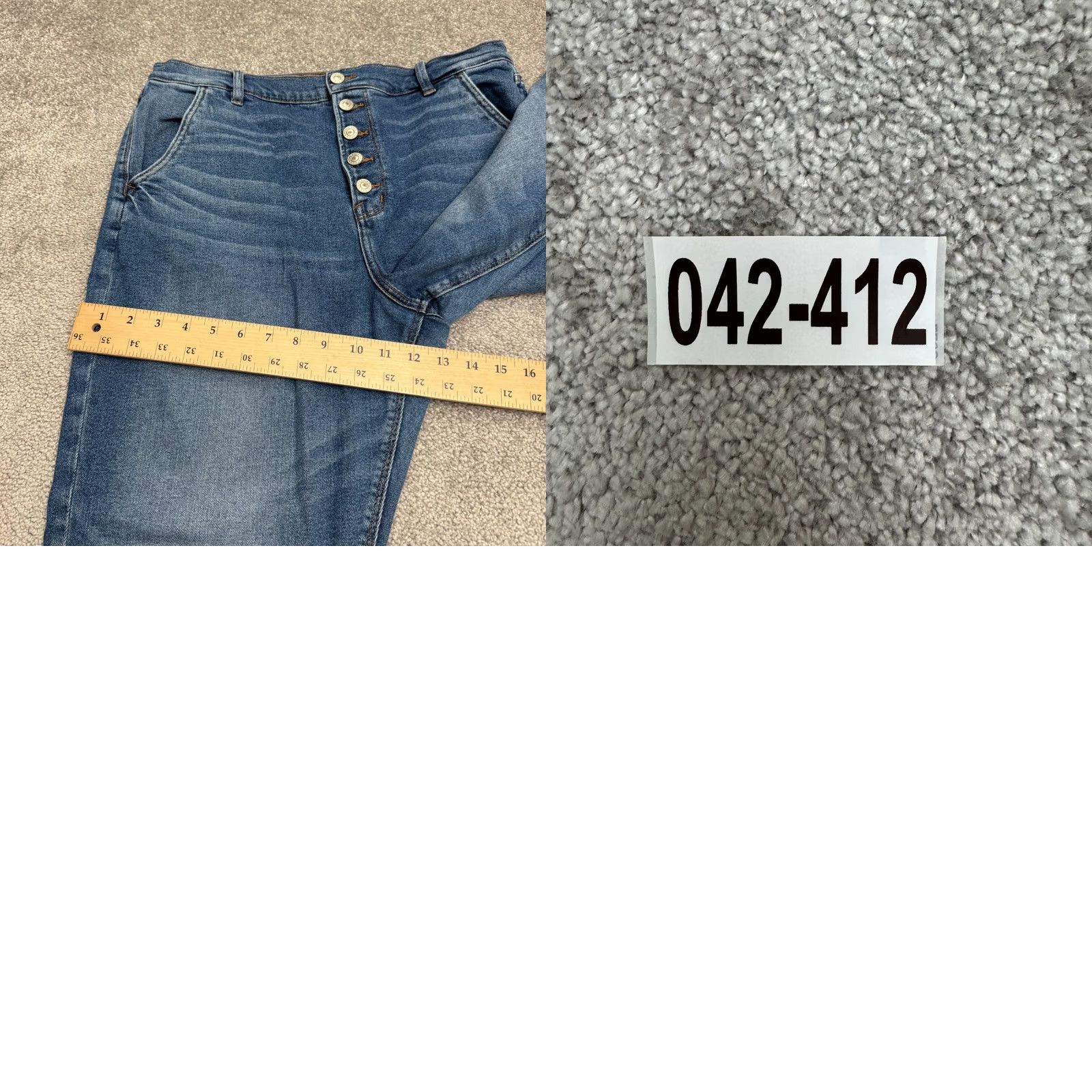 American Eagle Outfitters American Eagle Outfitters AE x ME Stretch Button Fly Mom Denim Jeans Women 16 Blue Size 38" / US 16 / IT 52 - 10 Thumbnail