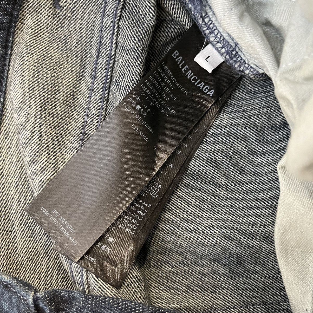 Balenciaga Balenciaga Double-Front Wide-Leg Unisex Denim AW23 Size US 34 / EU 50 - 11 Thumbnail