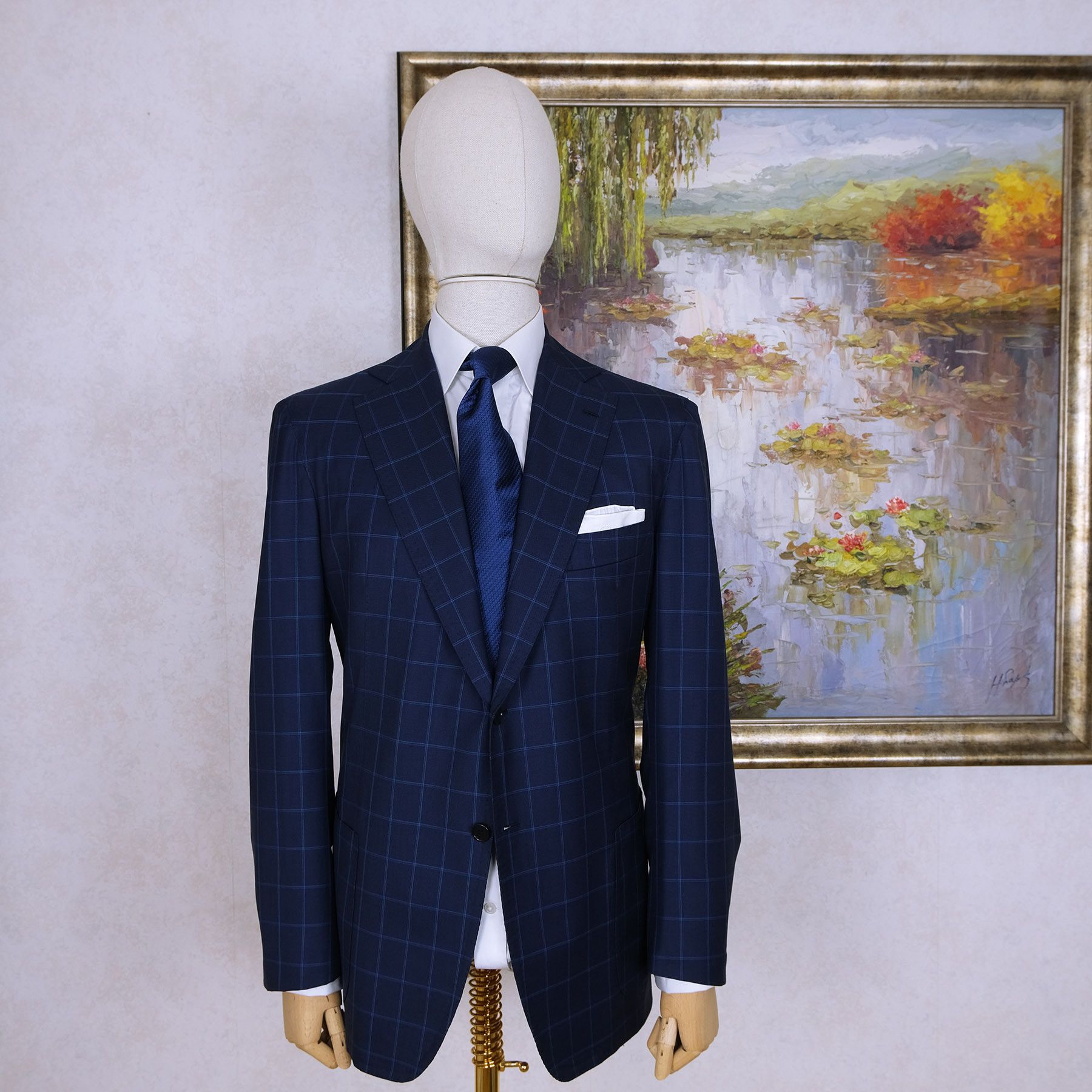 Other Giovanni Mattina, Blue blazer, Size 50, Bespoke, Napoli Size 40R - 1 Thumbnail