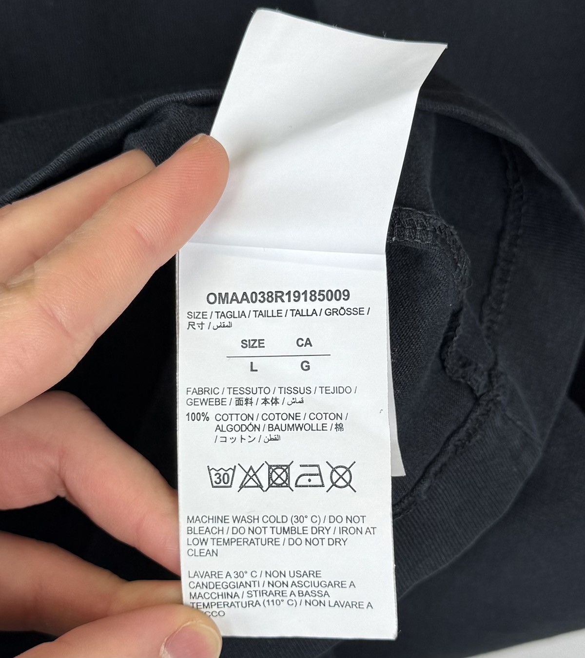 Off-White Off-White Impressionism Virgil Abloh Main Label 2013 T-shirt Size US L / EU 52-54 / 3 - 14 Thumbnail