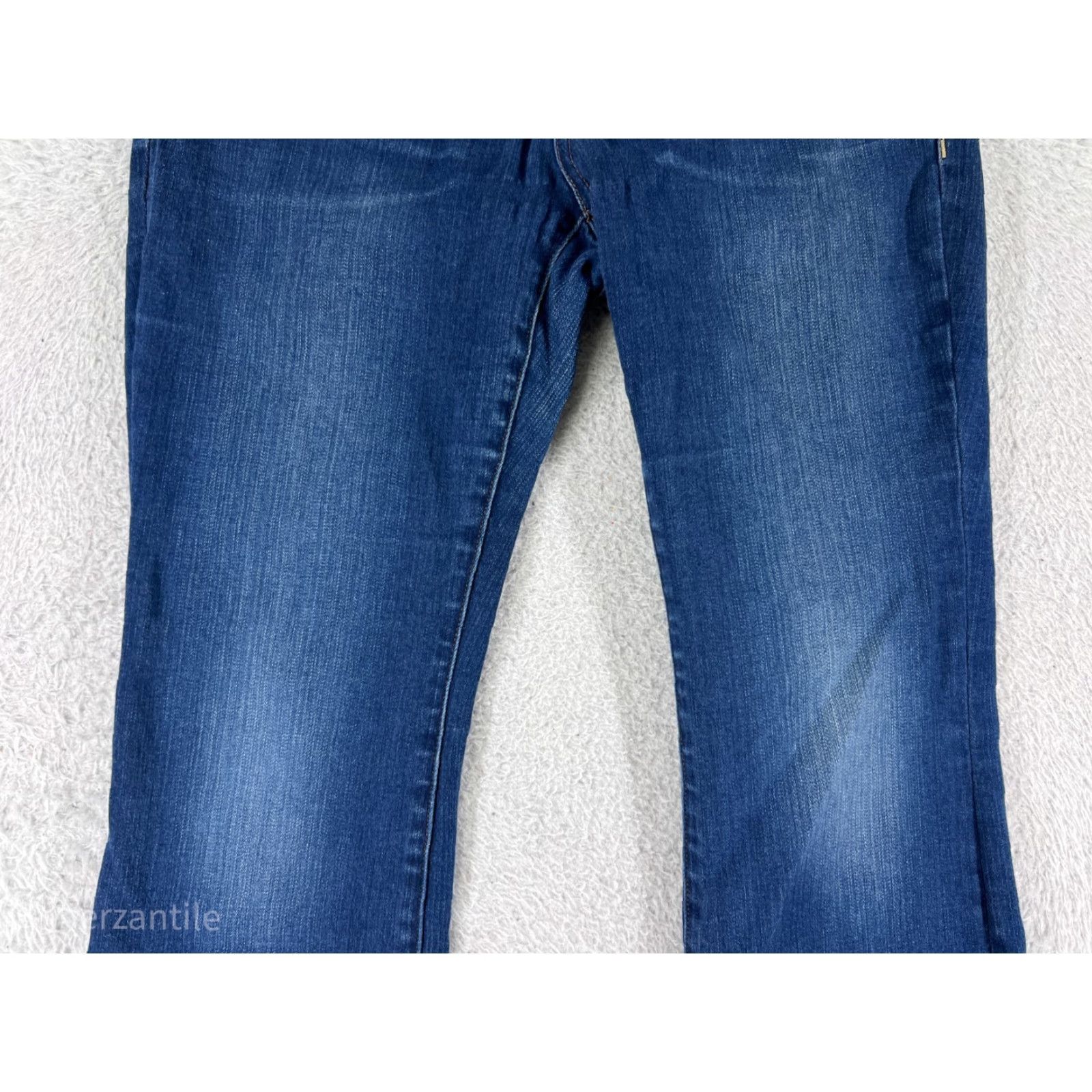 Vintage Henry & Belle Jeans Womens 30 Denim Blue Cotton Blend Flared 5-Pocket Regular Inseam 31 Painte? Size 30" / US 8 / IT 44 - 7 Thumbnail