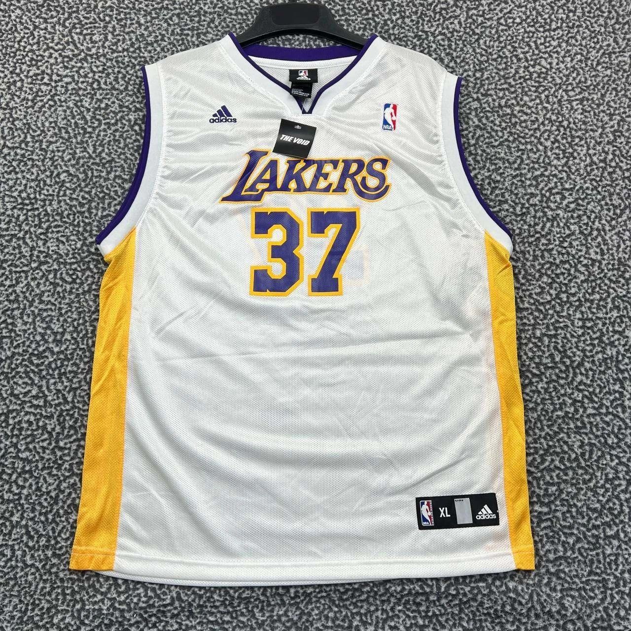 Adidas Los Angeles LA Lakers Artest #37 Jersey Shirt XL Sleeveless Size US XL / EU 56 / 4 - 1 Thumbnail