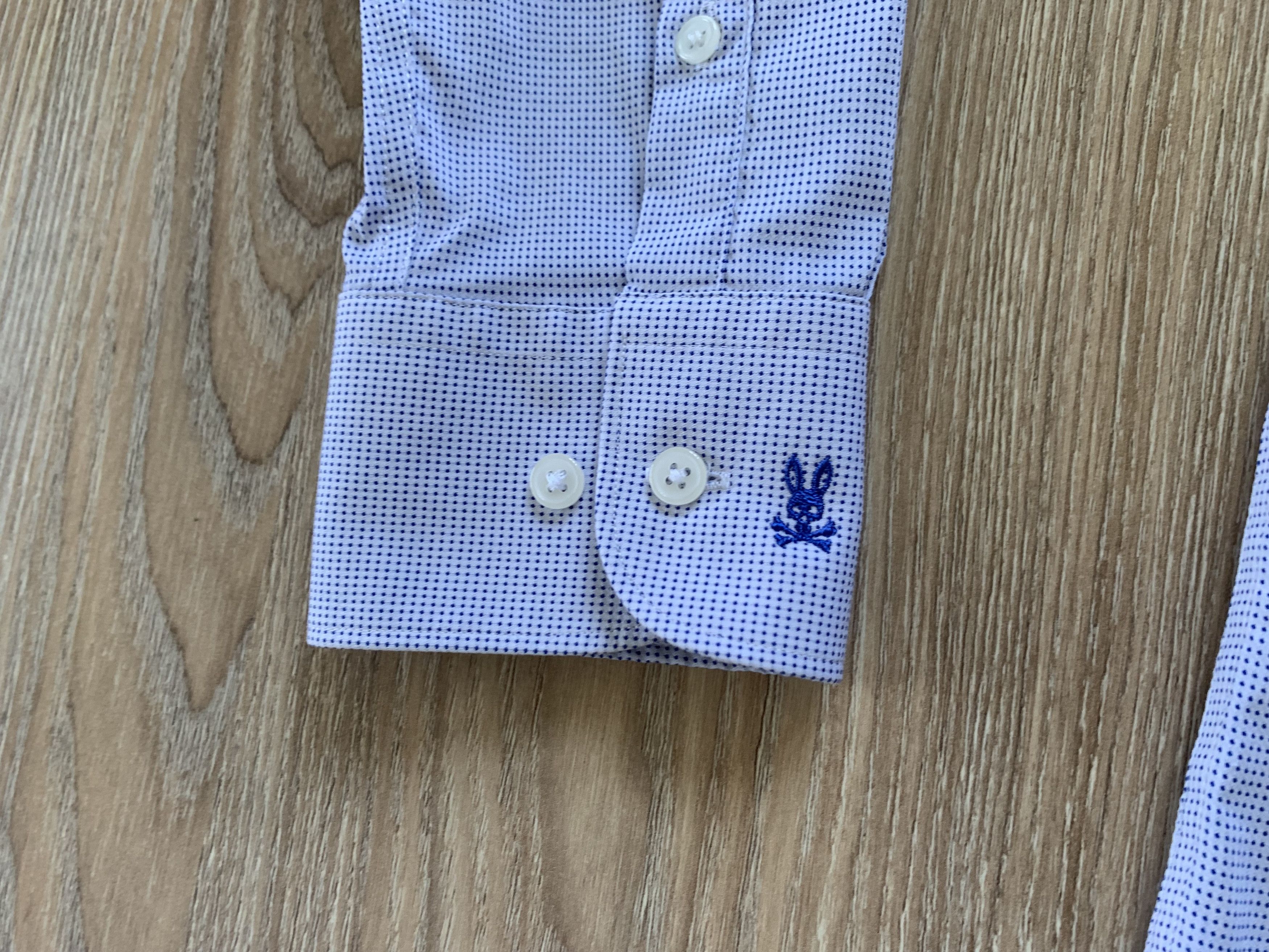 Salvatore Piccolo × Vintage Psycho Bunny Blue Button Up Shirt Size US S / EU 44-46 / 1 - 4 Thumbnail