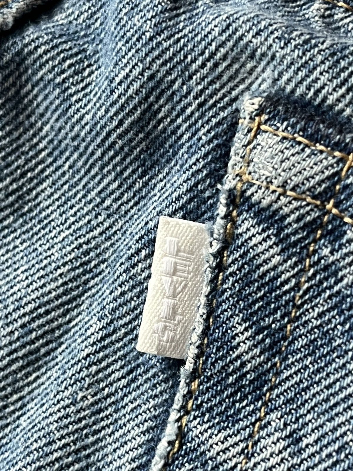 Levi's Made & Crafted Very Rare Levi’s Custom Big E 501 Farmer Collab Selvedge d Size US 28 / EU 44 - 4 Thumbnail