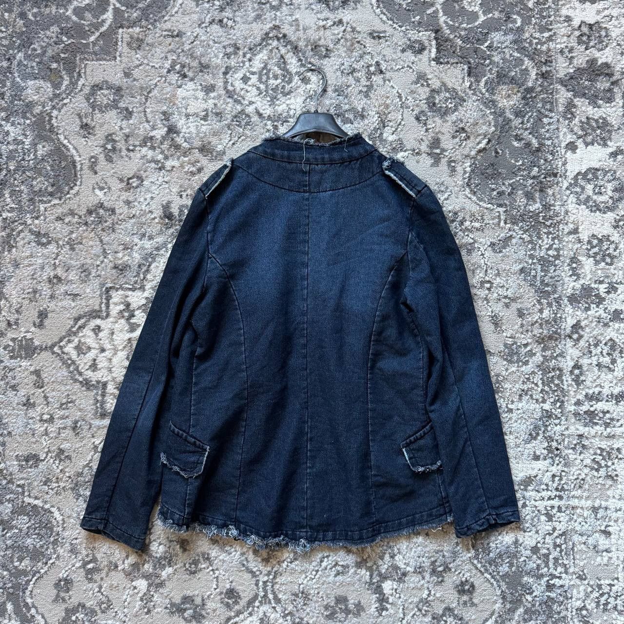 Hysteric Glamour Crazy Distressed Napoleon Archive Indie Sleaze Blue Jacket Size L / US 10 / IT 46 - 5 Thumbnail