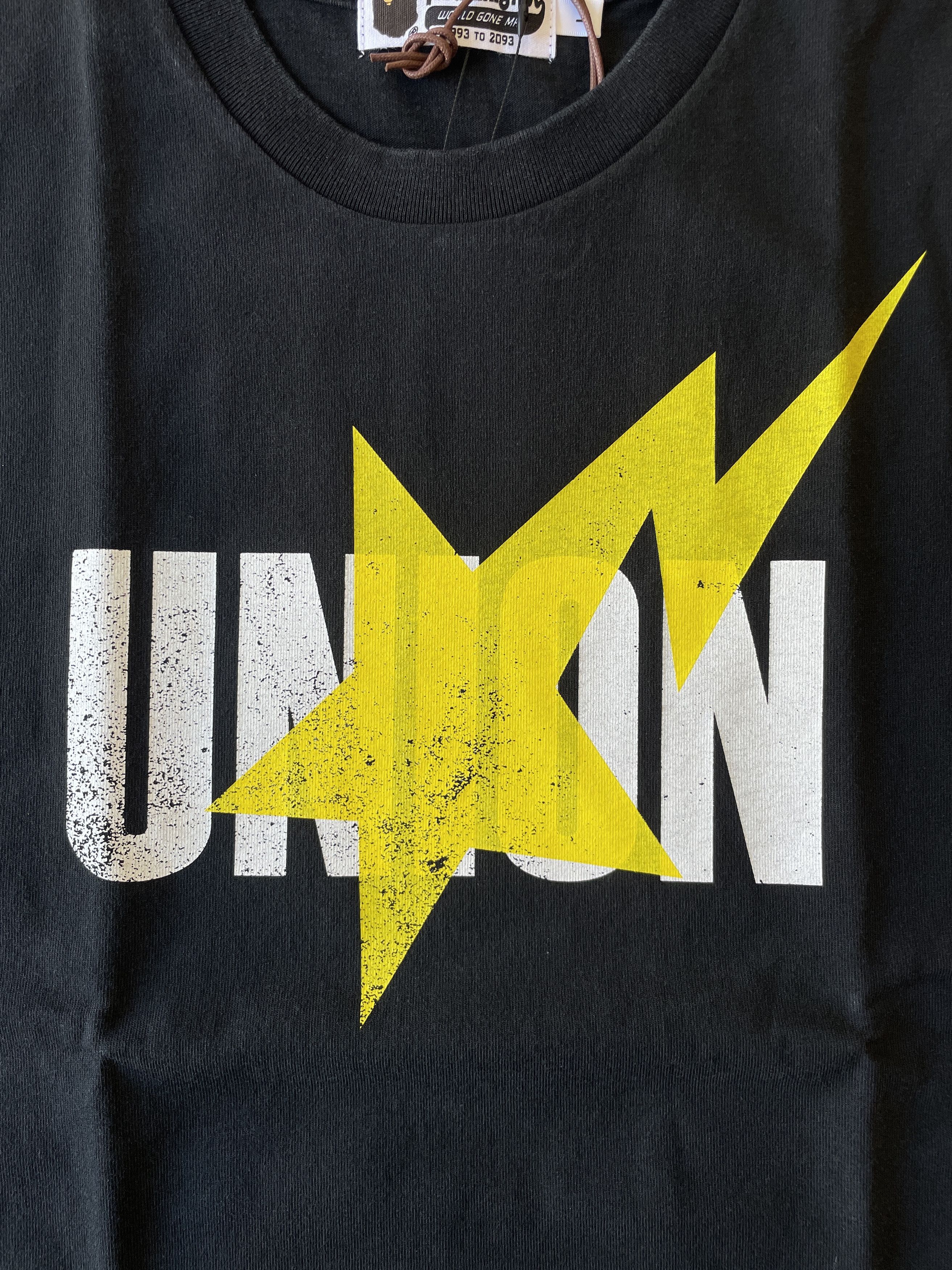 Bape × Union LA BAPE X UNION WASHED STA TEE Size US L / EU 52-54 / 3 - 3 Thumbnail