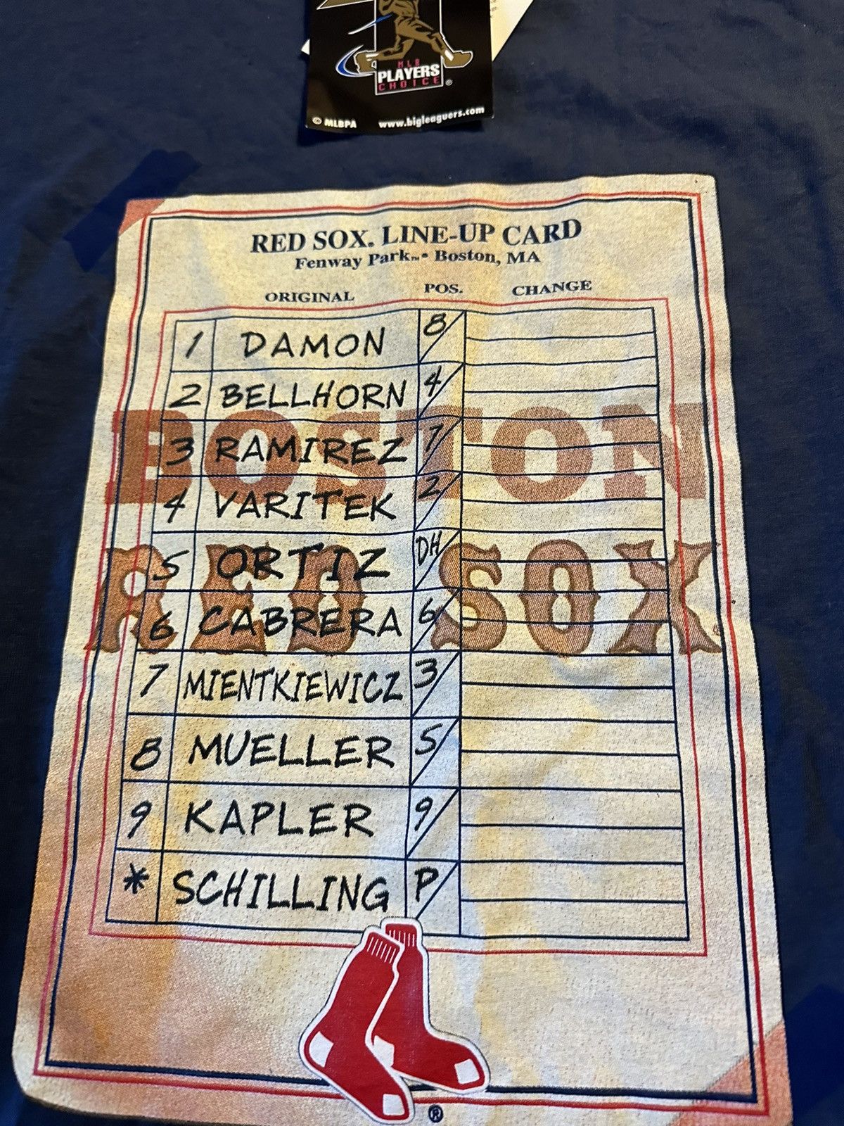 MLB Red Sox 2003 batting order shirt NWT Size US L / EU 52-54 / 3 - 2 Thumbnail