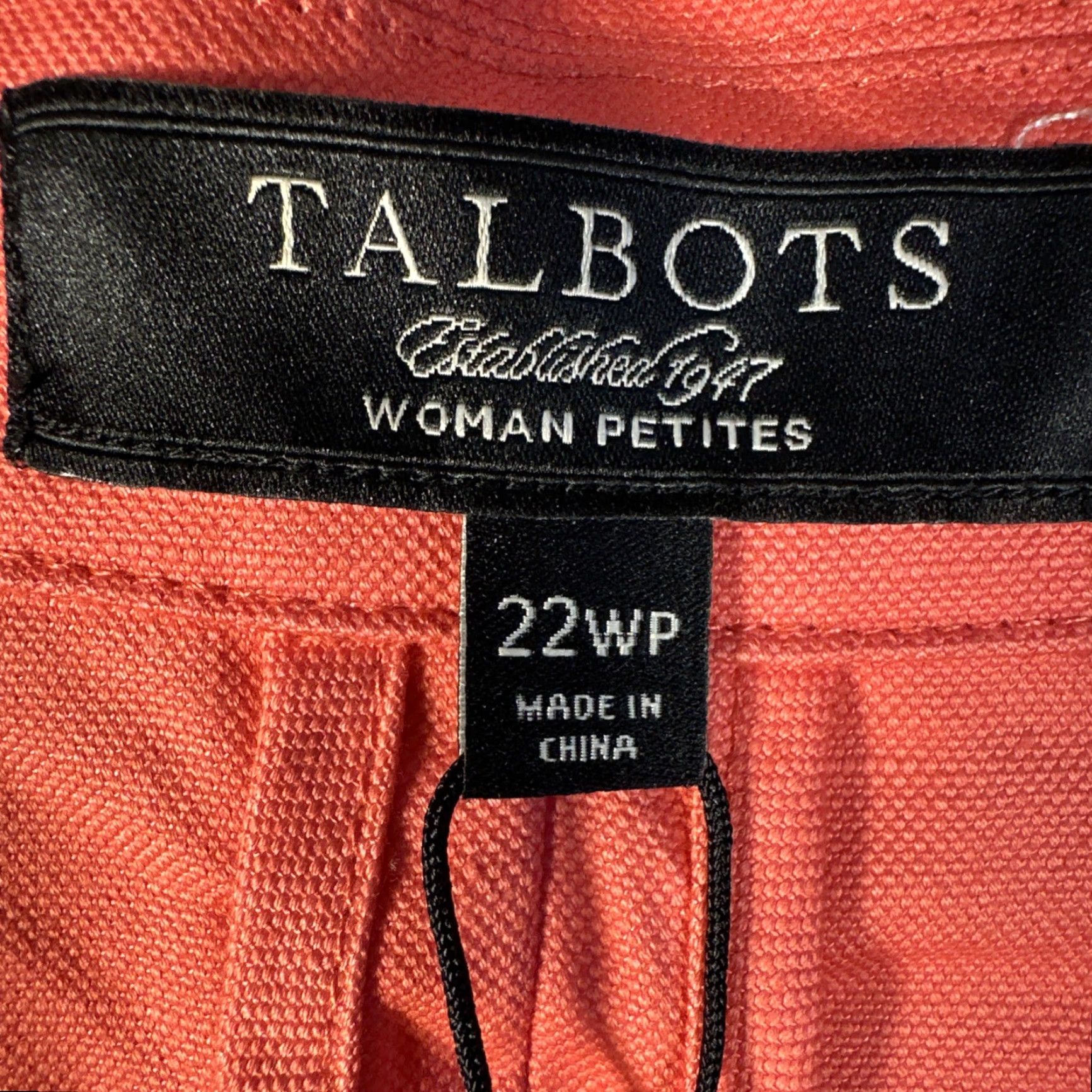 Talbots Talbots Blazer Shirt Jacket 22P Petite Plus Pink Jackie Fit 3/4 Sleeve Button Front Casual Formal Women Size 3XL / US 20-22 - 3 Thumbnail