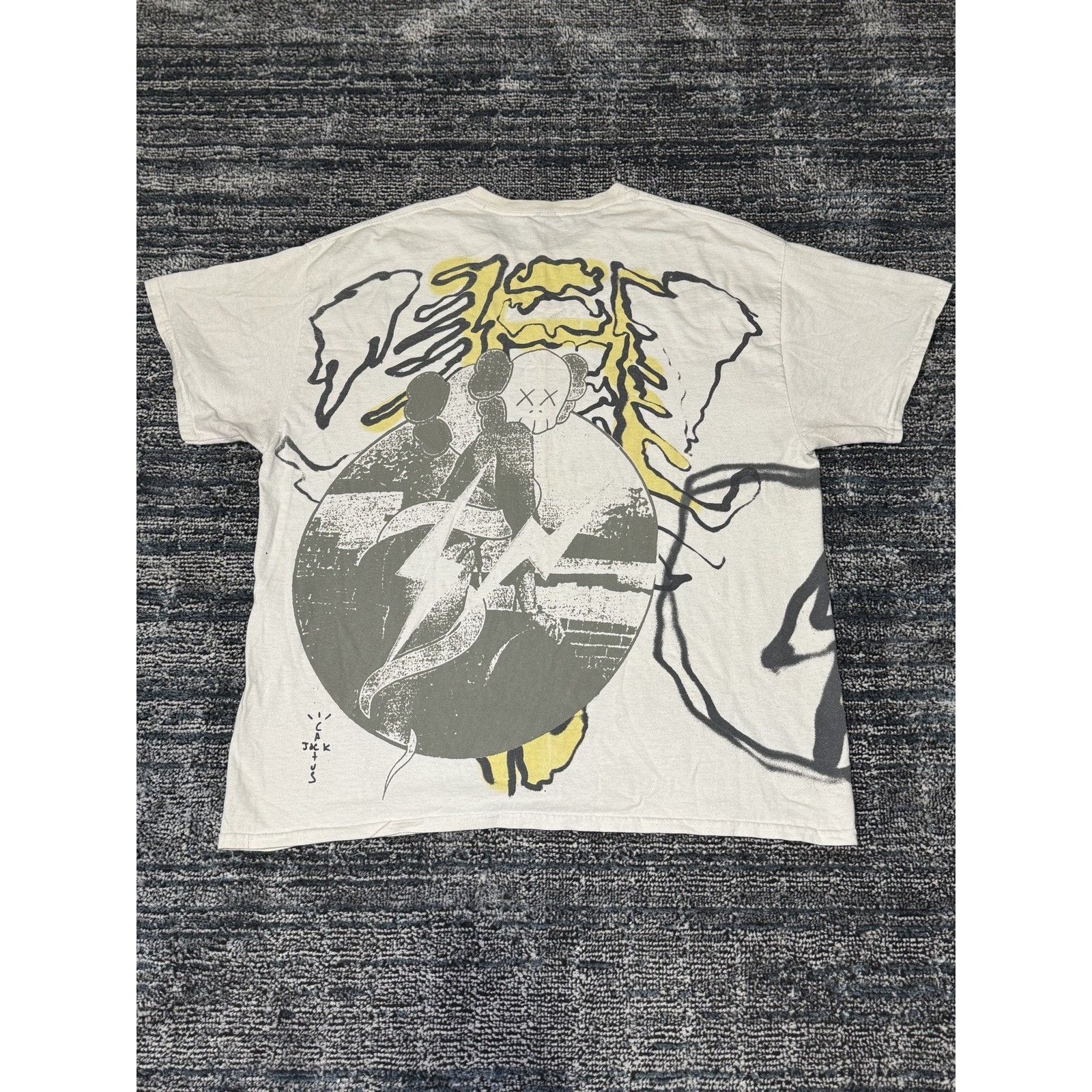 & Other Stories Cactus Jack TRAVIS SCOTT KAWS 2021 Double Sided White Beige Size US L / EU 52-54 / 3 - 2 Thumbnail