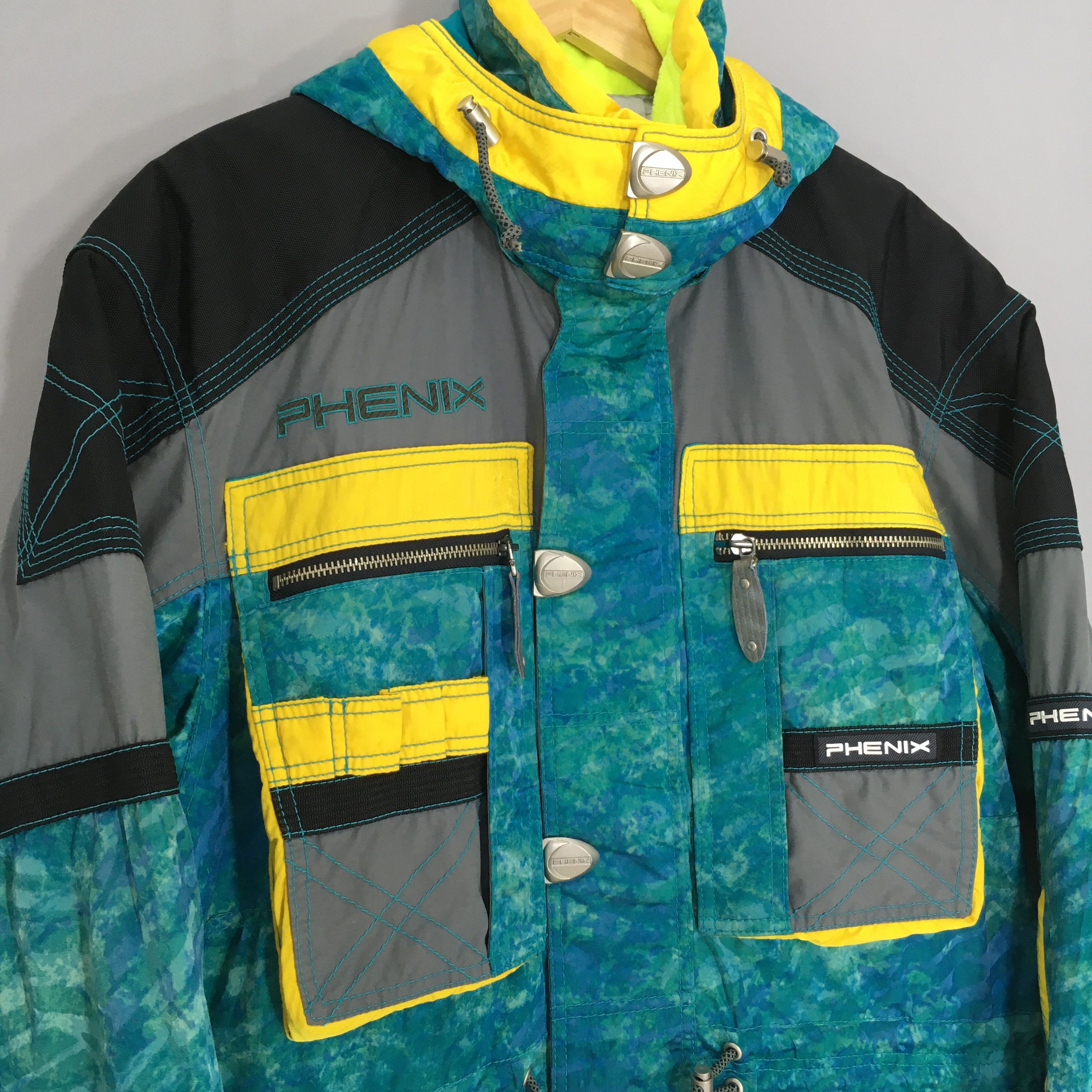 Phenix × Vintage Vintage 90s Phenix Japan Winter Skiing Bomber Jacket Large Size US L / EU 52-54 / 3 - 3 Thumbnail