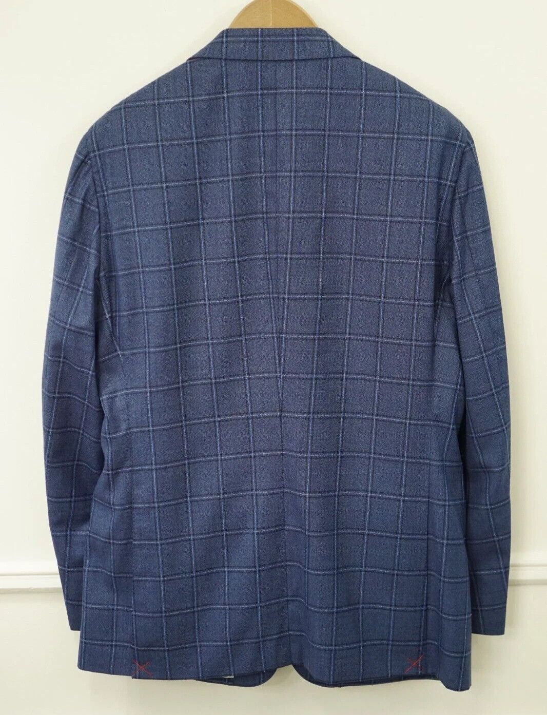 Suitsupply Men Suitsupply Blazer Sienna Pure Wool S130 Blue Size US44 Size 44R - 2 Thumbnail