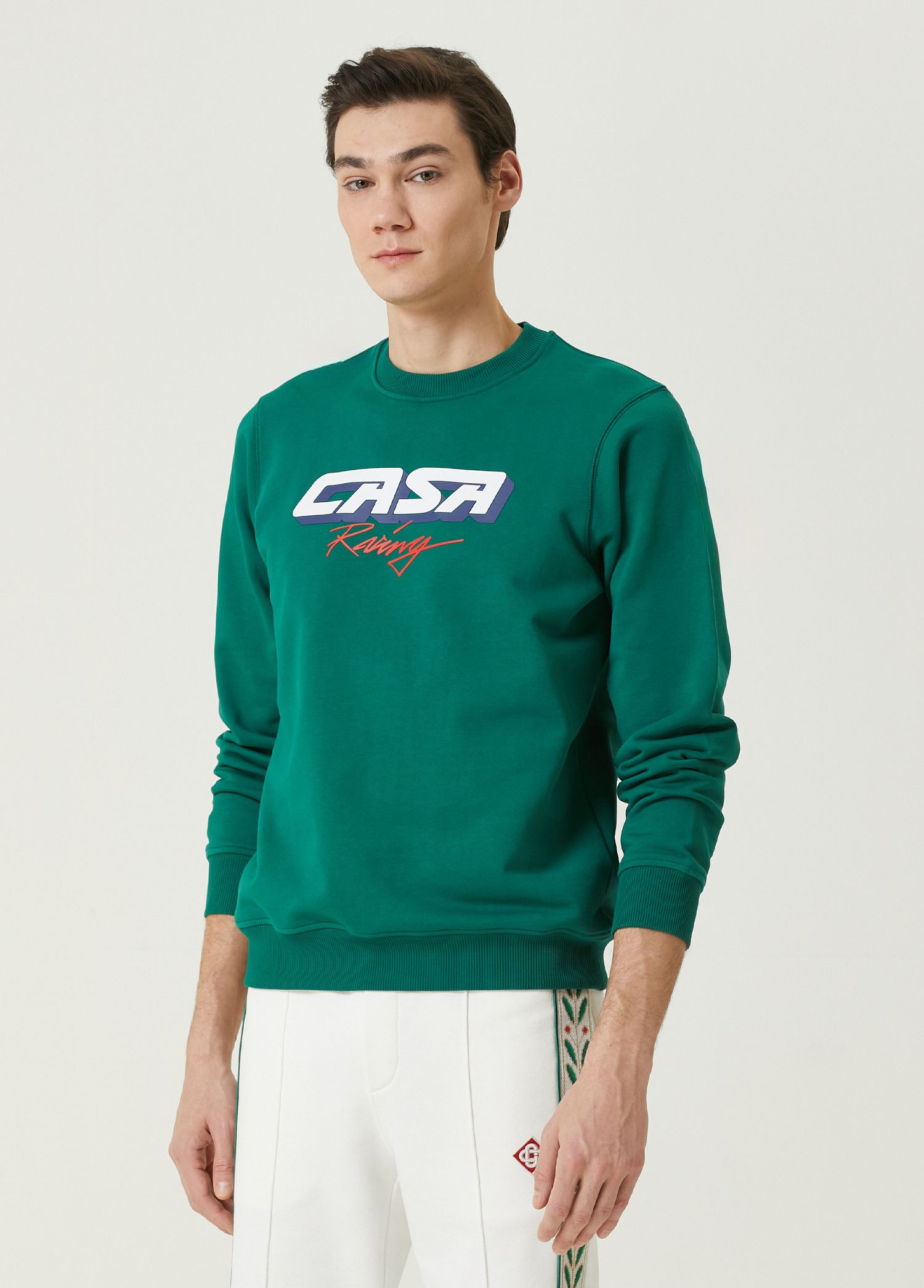 Casablanca CASABLANCA Casa Racing 3D green sweatshirt Medium q Size US M / EU 48-50 / 2 - 7 Thumbnail