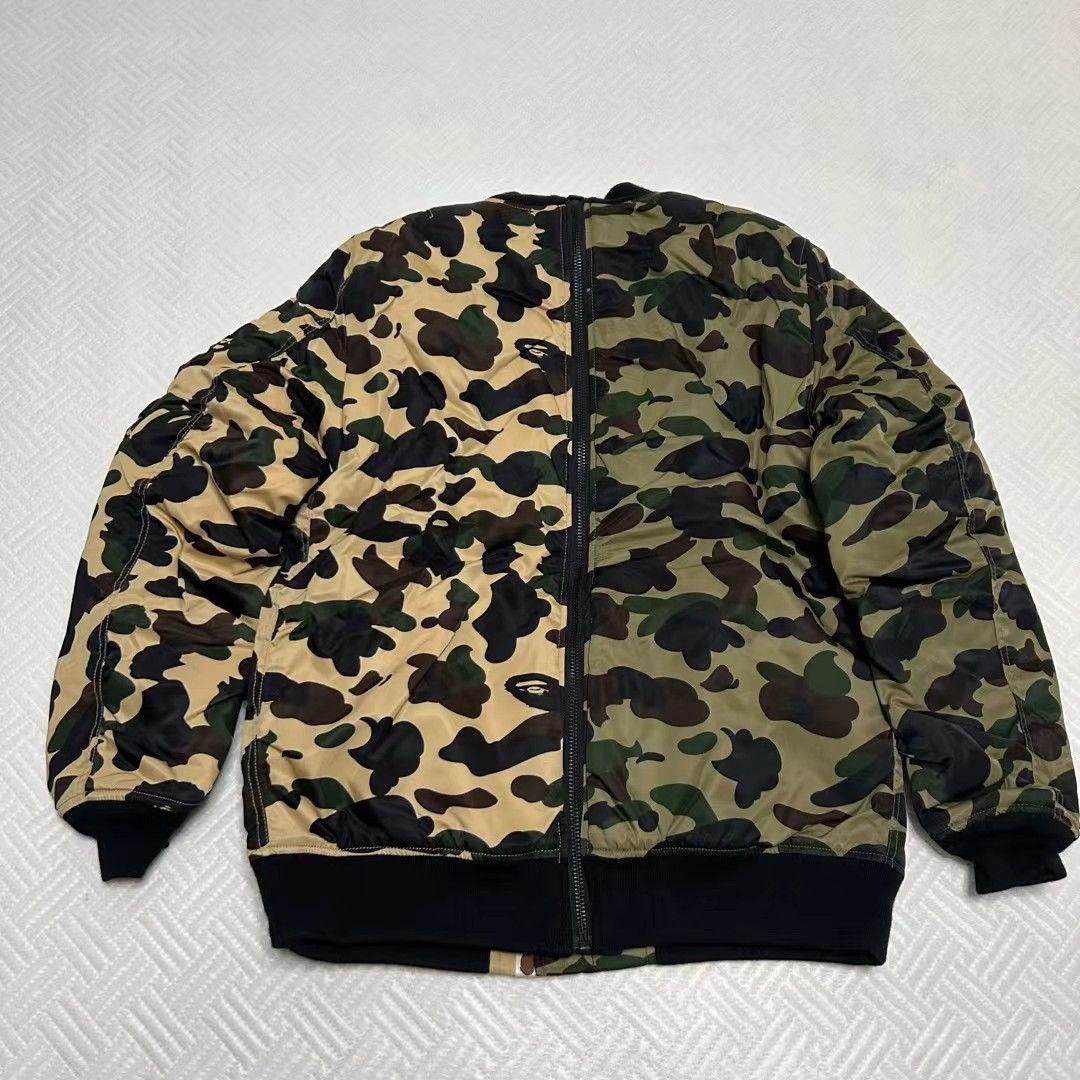 Bape BAPE CAMO MA-1 JACKET Size US L / EU 52-54 / 3 - 7 Thumbnail