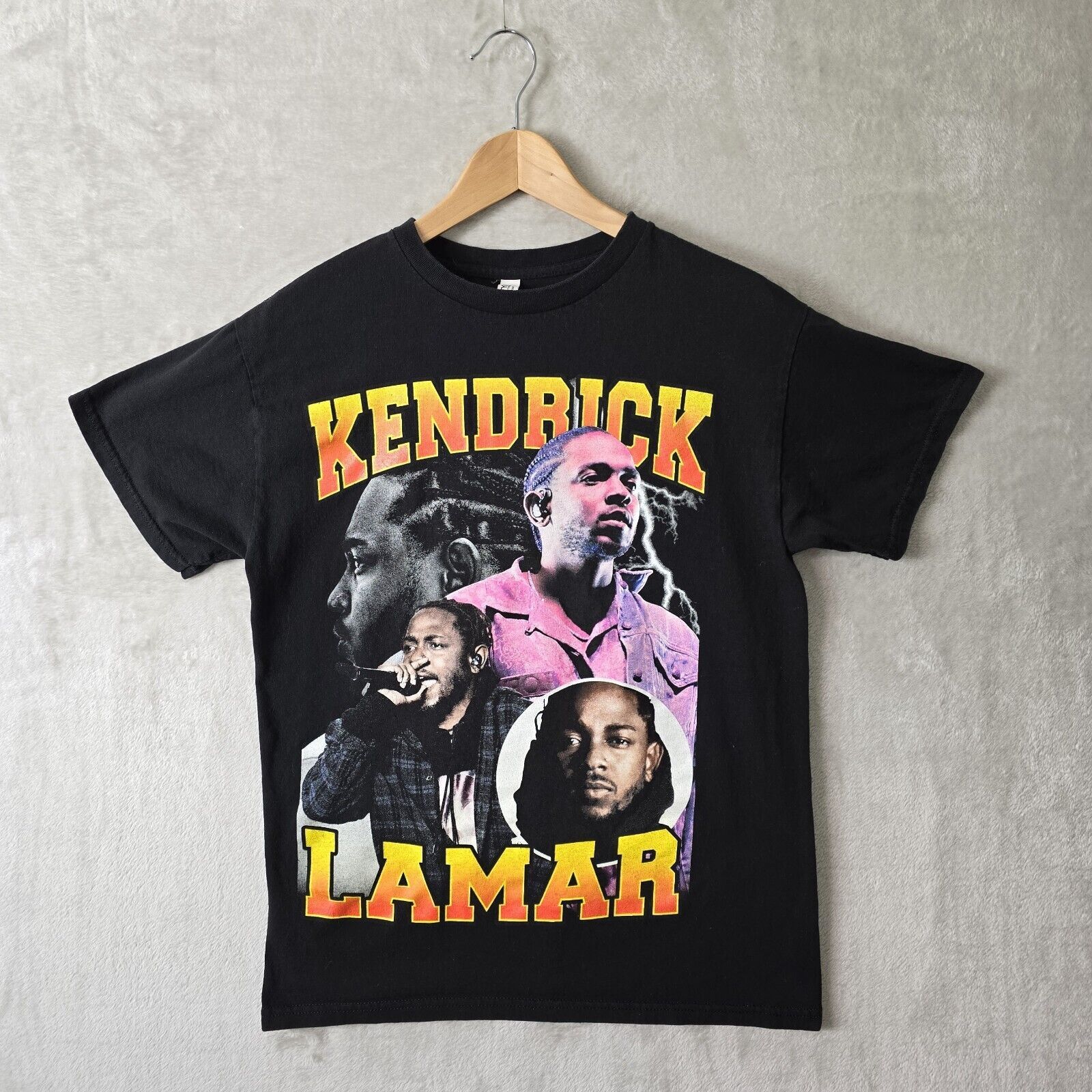 Rap Tees Kendrick Lamar Shirt Medium Black Graphic Hip Hop Size US M / EU 48-50 / 2 - 2 Thumbnail