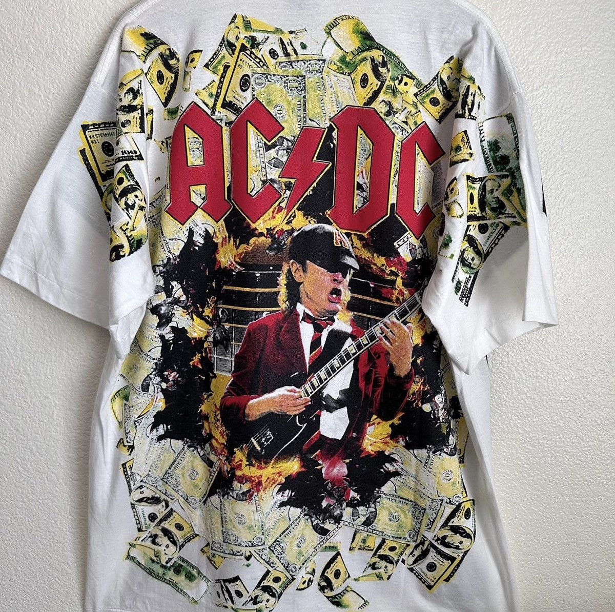 Giant Vintage AC/DC All Over Print T Shirt AOP Size XXL 2XL Size US XXL / EU 58 / 5 - 8 Thumbnail