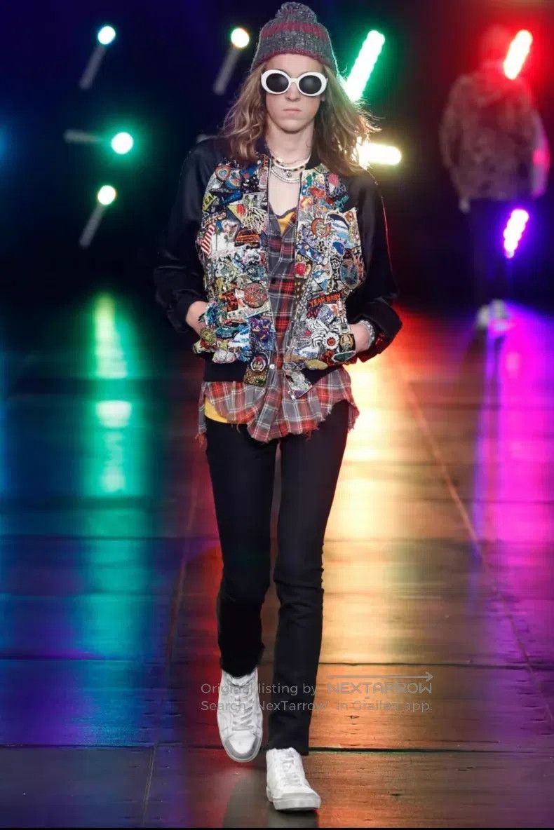 Saint Laurent Paris Saint Laurent Paris Leopard Print Patchwork Heavy Cartoon Size US M / EU 48-50 / 2 - 9 Thumbnail