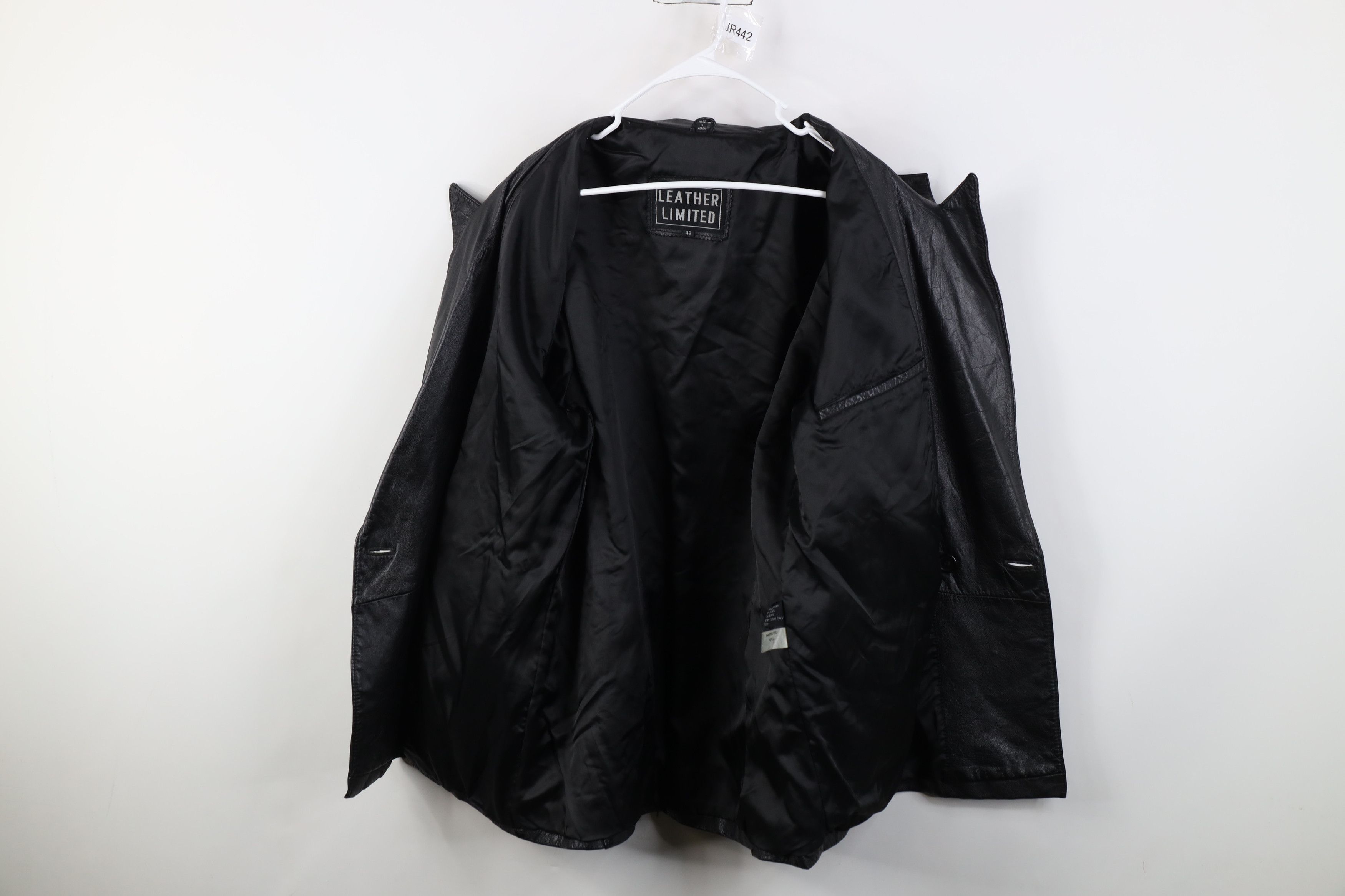 Vintage Vintage 90s Streetwear Breasted Blazer Jacket Coat Black Size US XL / EU 56 / 4 - 12 Thumbnail