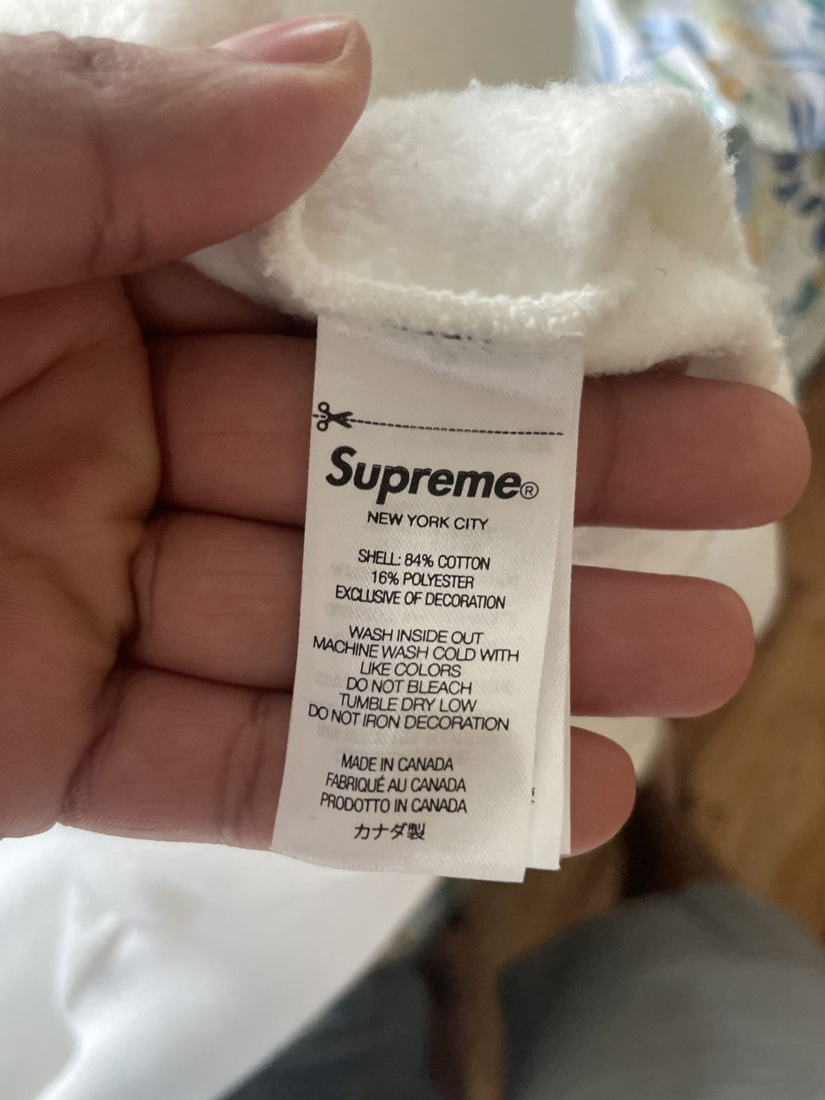 Supreme Supreme S Logo Zip Up XL White Size US XL / EU 56 / 4 - 7 Thumbnail