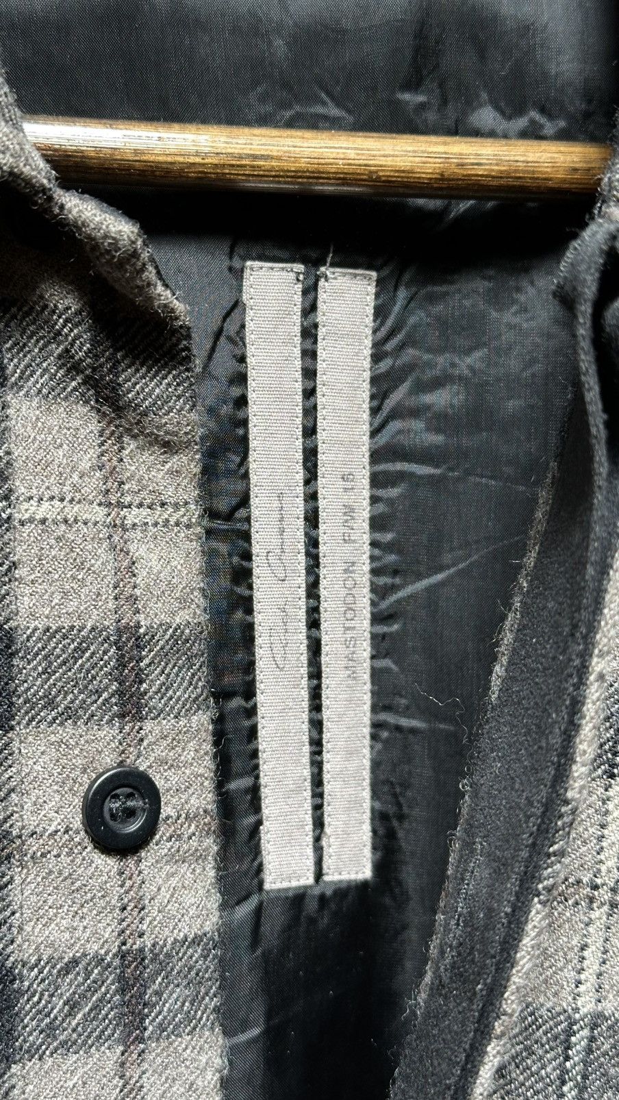 Rick Owens Rick Owens FW16 MASTODON Plaid Shirt Size 48 Size US M / EU 48-50 / 2 - 10 Thumbnail