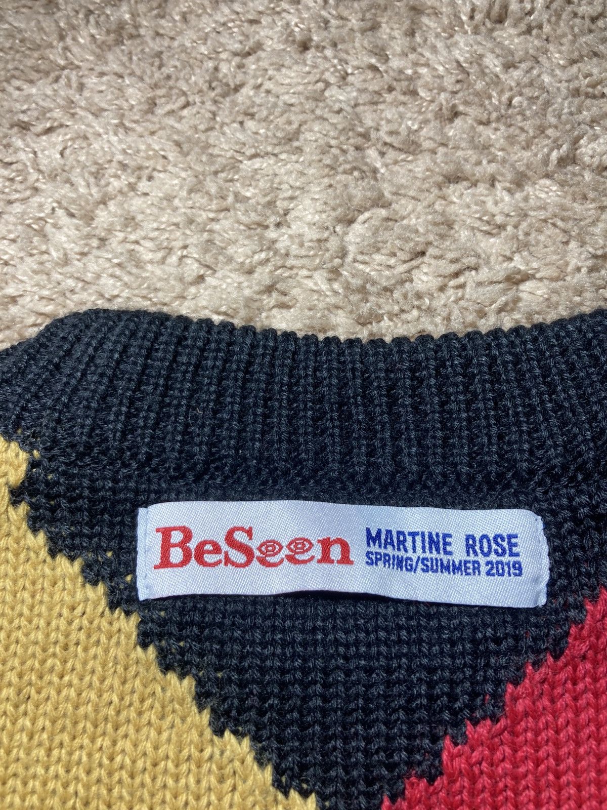 Martine Rose SS19 Martine Rose Harlequin Jumper 2019 Cards Joker Blue Size US M / EU 48-50 / 2 - 11 Thumbnail