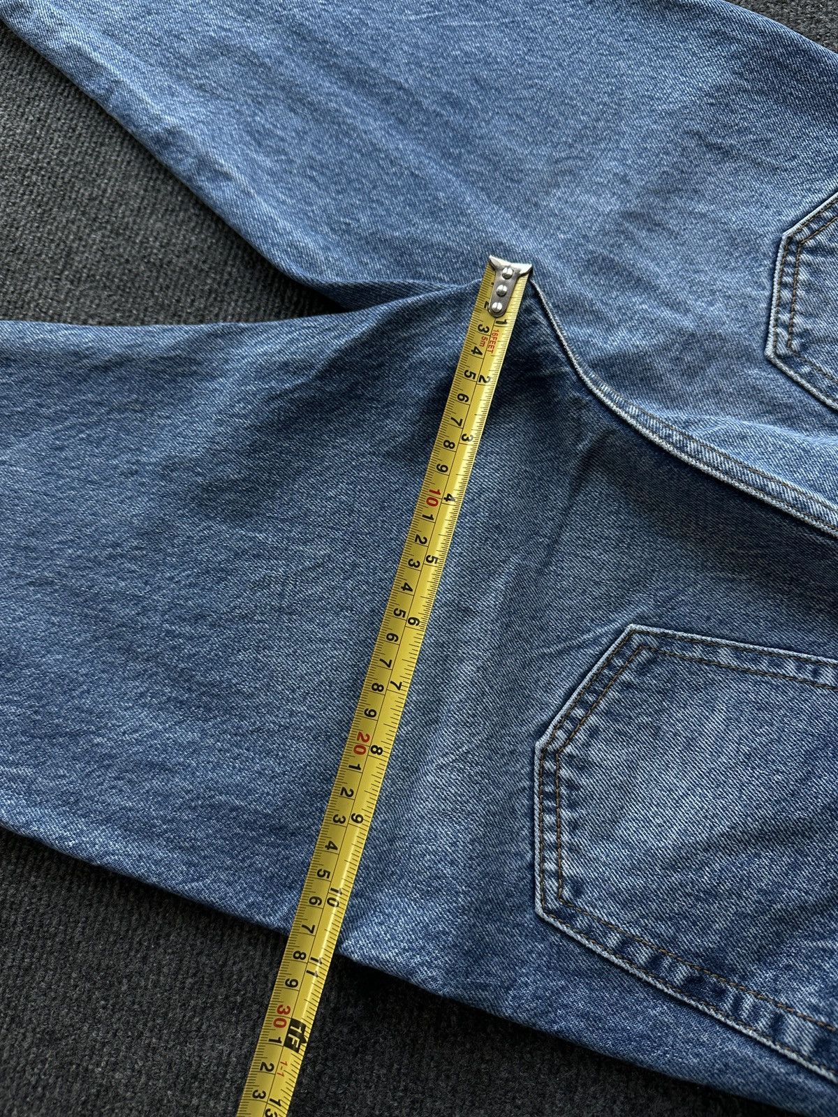 Sandro FLARED BOOTCUT 🚨 SANDRO WOMEN RARE BLUE DENIM PANTS Size 26" / US 2 / IT 38 - 15 Thumbnail
