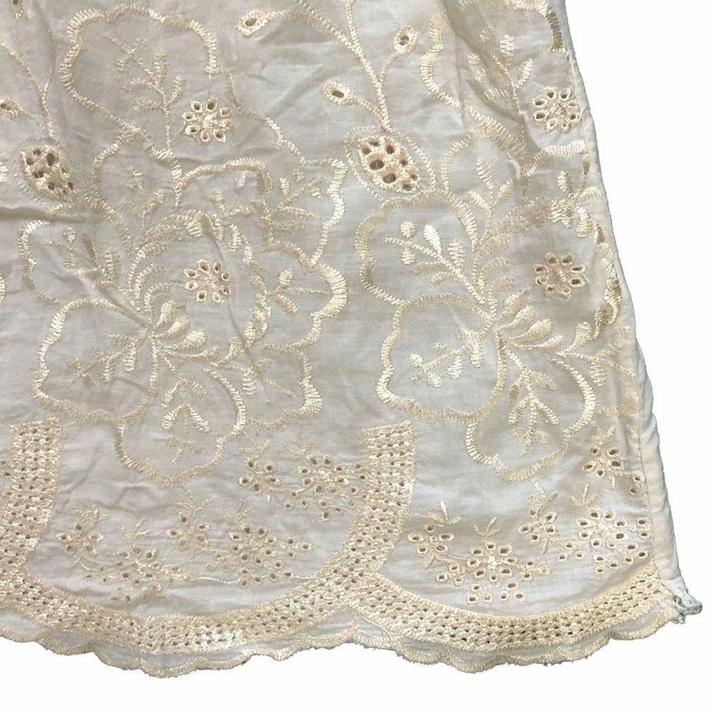 Designer Used White Hand Made Naomi Bluse M Size M / US 6-8 / IT 42-44 - 5 Thumbnail