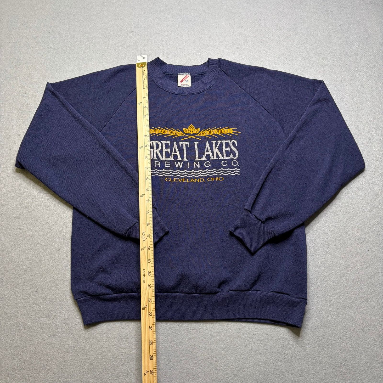 Jerzees Vintage Great Lakes Brewing Co Crewneck Sweatshirt USA Large Size US L / EU 52-54 / 3 - 5 Thumbnail