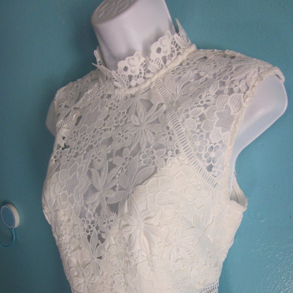 Other Bardot White Lace Dress Size 8 US Size M / US 6-8 / IT 42-44 - 7 Thumbnail