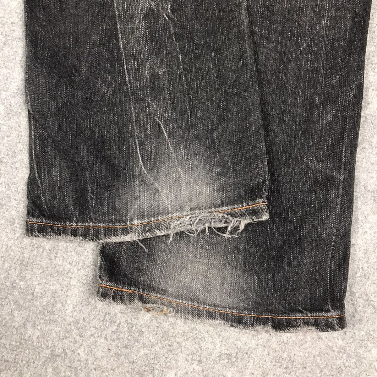 If Six Was Nine × Japanese Brand JAPAN STYLE DENIM BLACK FADED DISTRESSED PANTS Size US 28 / EU 44 - 13 Thumbnail