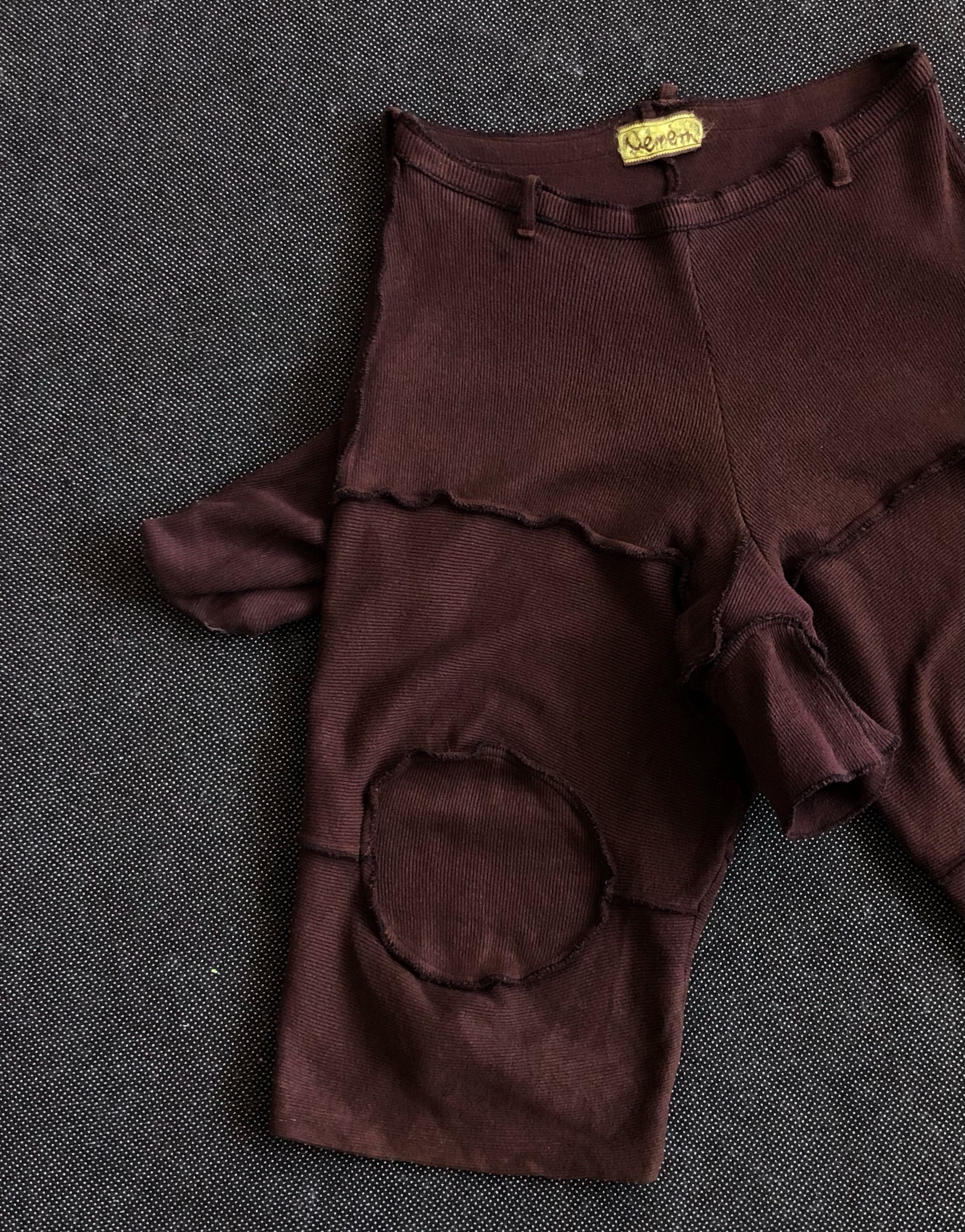 Christopher Nemeth HOLYRARE🔥1980’S NEMETH PENIS DICKHOLE 3/4 BAGGY KNIT PANTS Size US 34 / EU 50 - 4 Thumbnail