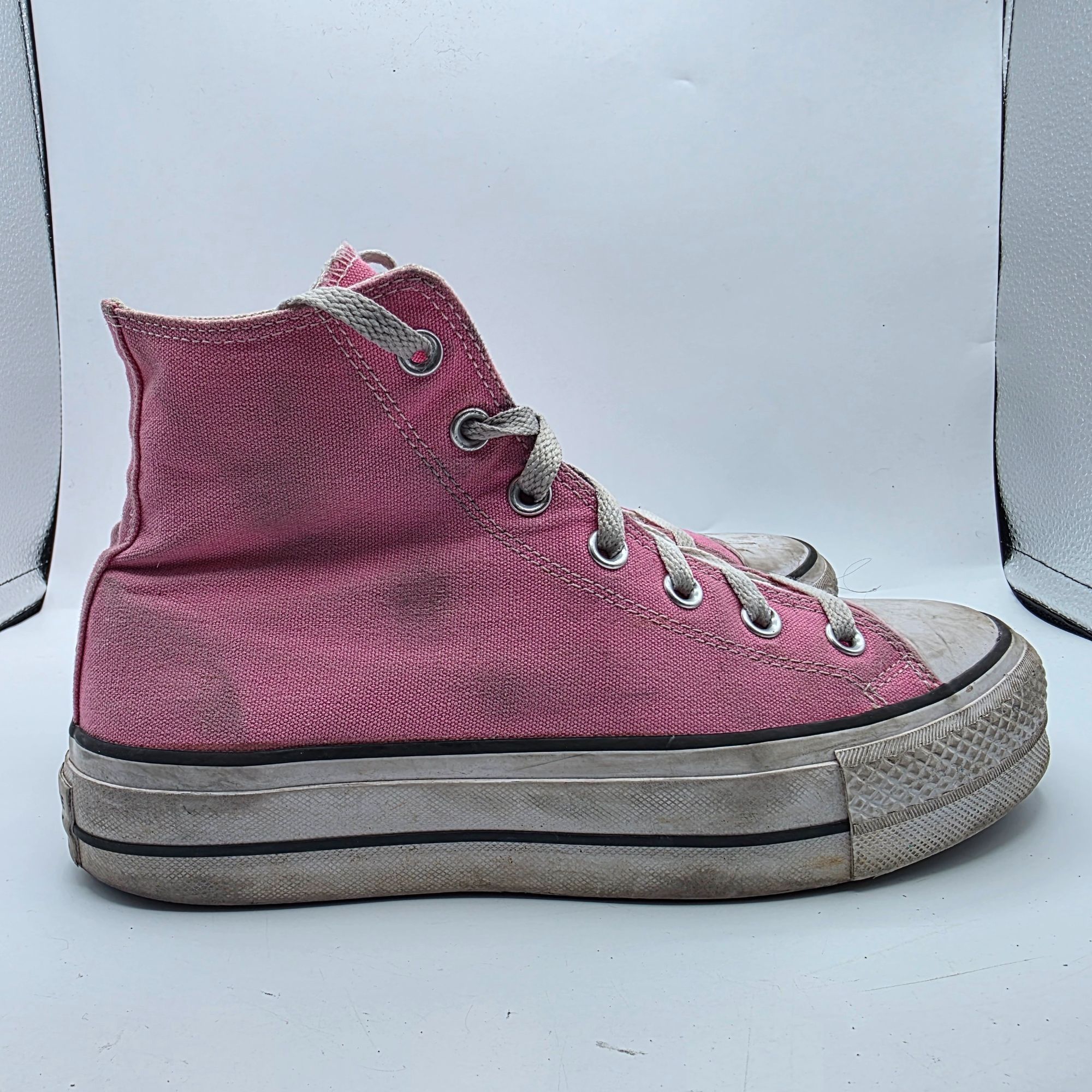 Converse Converse All Star Womens Size 9 Pink High Top Sneakers Casua Size US 9 / IT 39 - 12 Thumbnail
