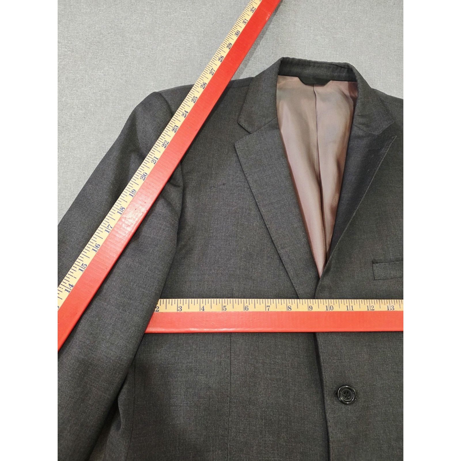 Ermenegildo Zegna Ermenegildo Zegna Men Gray Sport Coat SOFT Wool Blazer 44 R Size US L / EU 52-54 / 3 - 3 Thumbnail