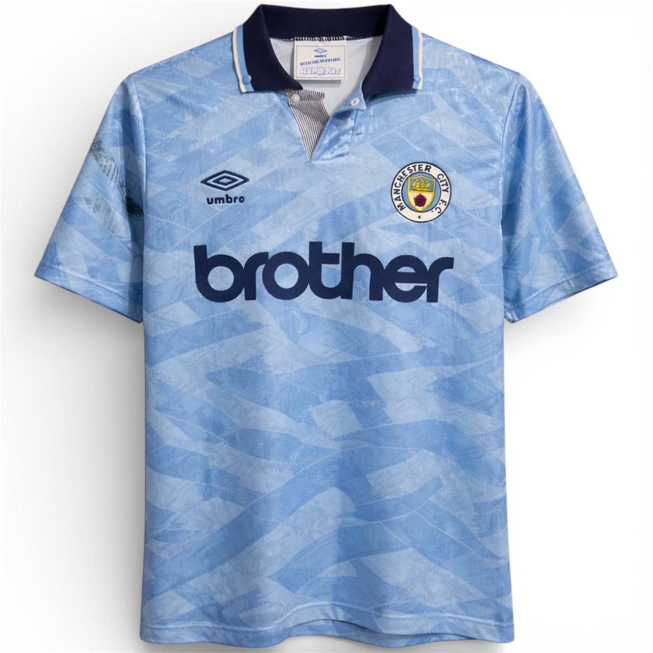 Umbro 1989/91 MANCHESTER CITY HOME SOCCER JERSEY FOOTBALL SHIRT S Size US S / EU 44-46 / 1 - 1 Thumbnail