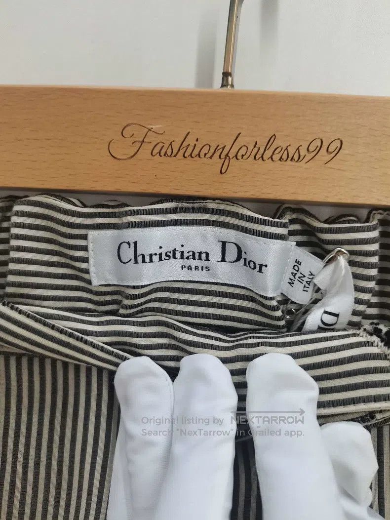 Dior Dior Casual striped trousers Size 42" / US 20 - 3 Thumbnail