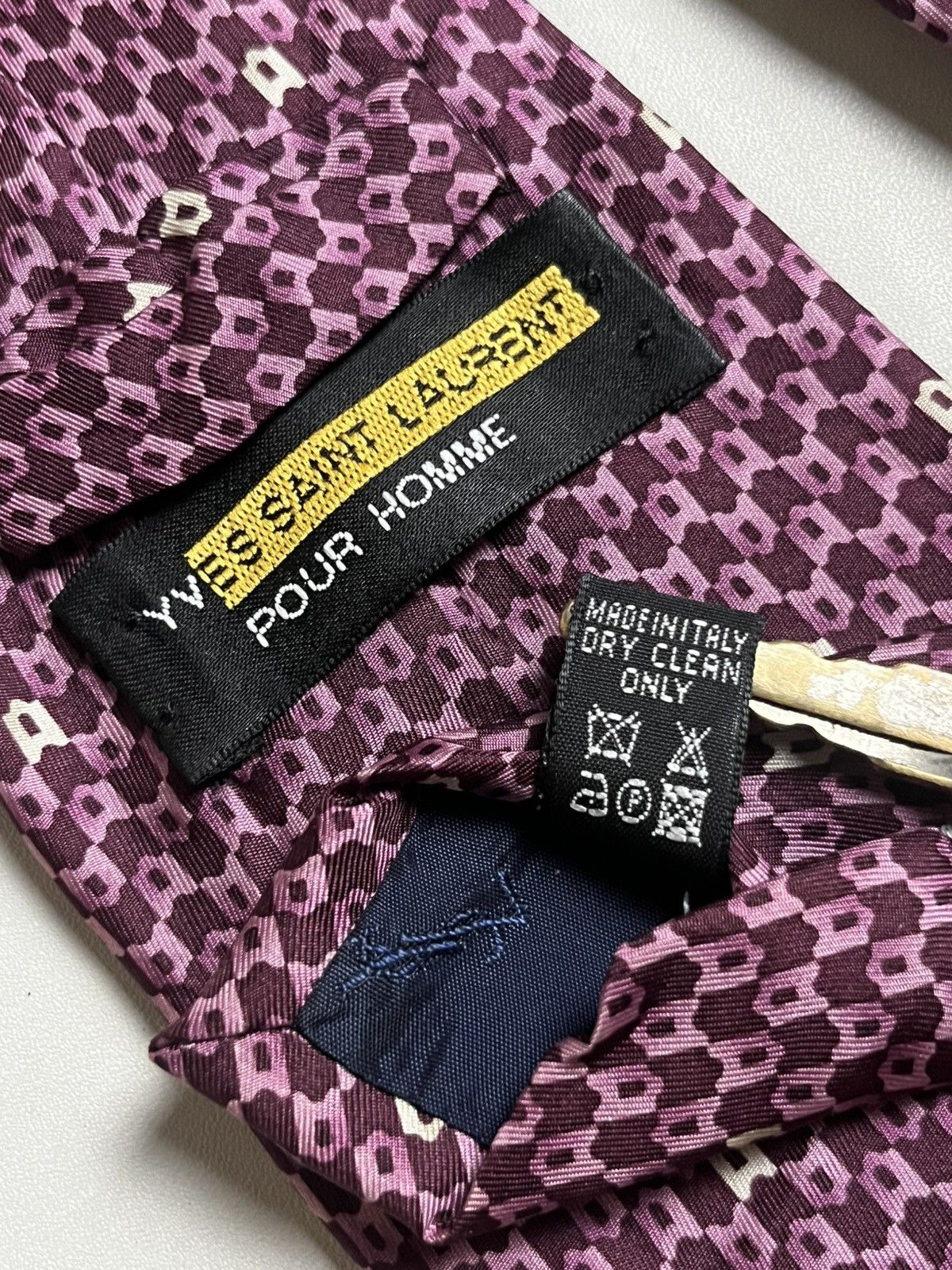 Yves Saint Laurent 🔥HOT🔥Yves Saint Laurent Pour Homme multicolor tie Size ONE SIZE - 7 Thumbnail