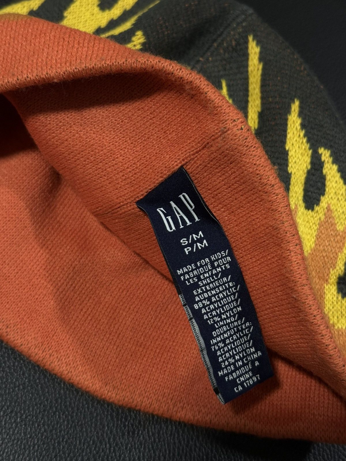 Gap Vintage Gap Flames Beanie Size ONE SIZE - 3 Thumbnail