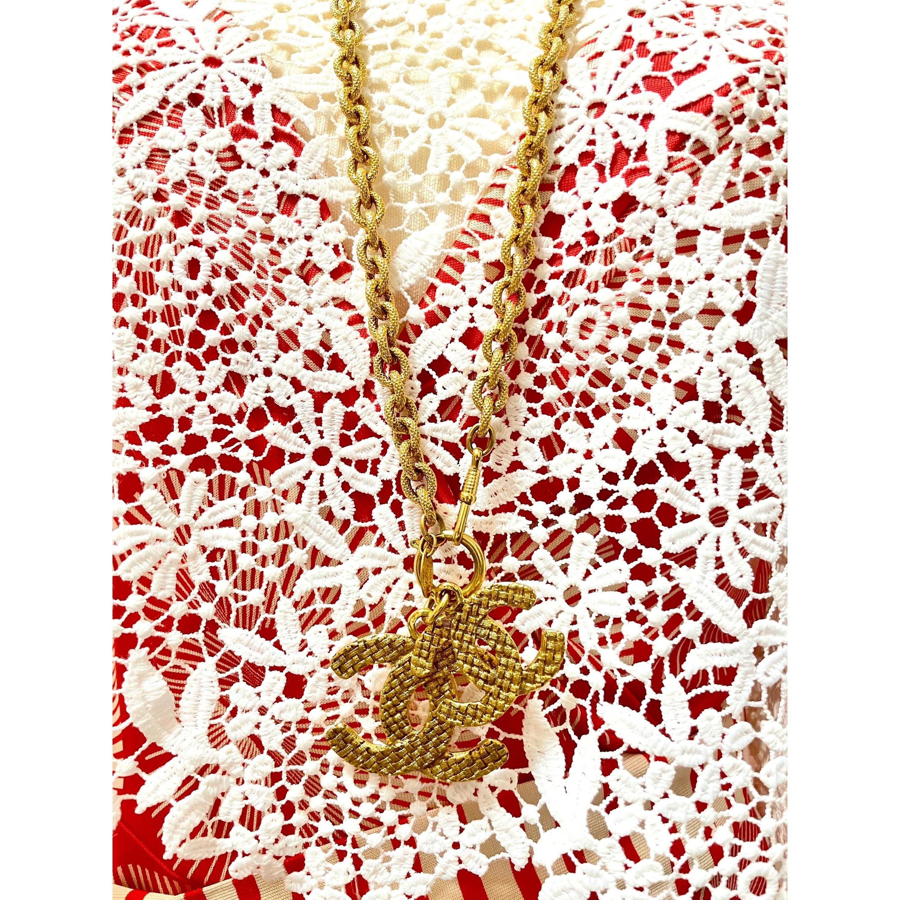 Chanel Vintage CHANEL heavy chain necklace with large and small cc Size ONE SIZE - 4 Thumbnail