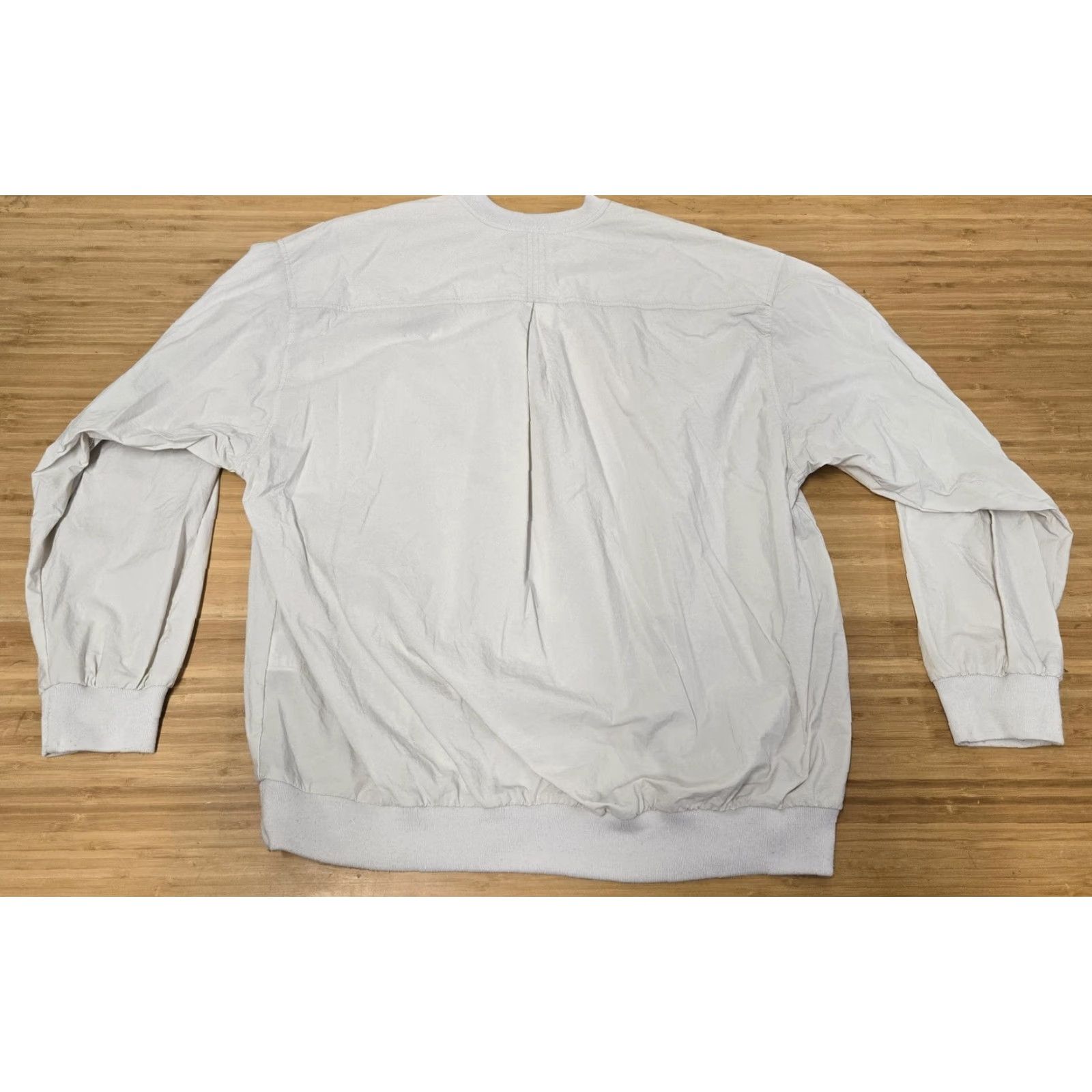 Nike Nike Golf Pullover Mens XL Light Gray Windshirt Henley Swoosh Tour Embroidered Short Sleeve Windbreaker Jacket Logo Size US XL / EU 56 / 4 - 6 Thumbnail