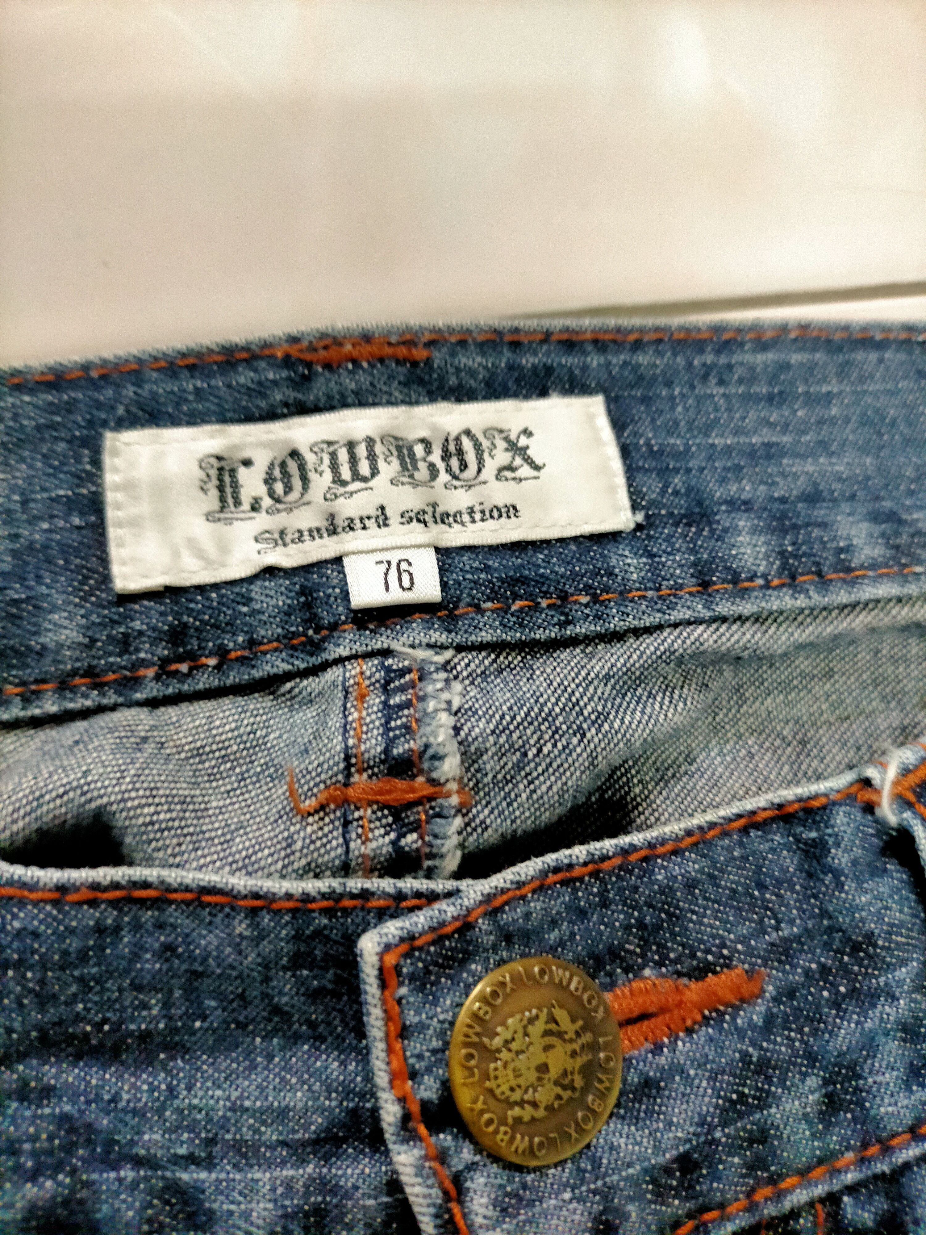 If Six Was Nine × LOWBOX × Le Grande Bleu (L.G.B.) Lowbox 2002 Mudwash Distressed Jeans Size US 30 / EU 46 - 6 Thumbnail
