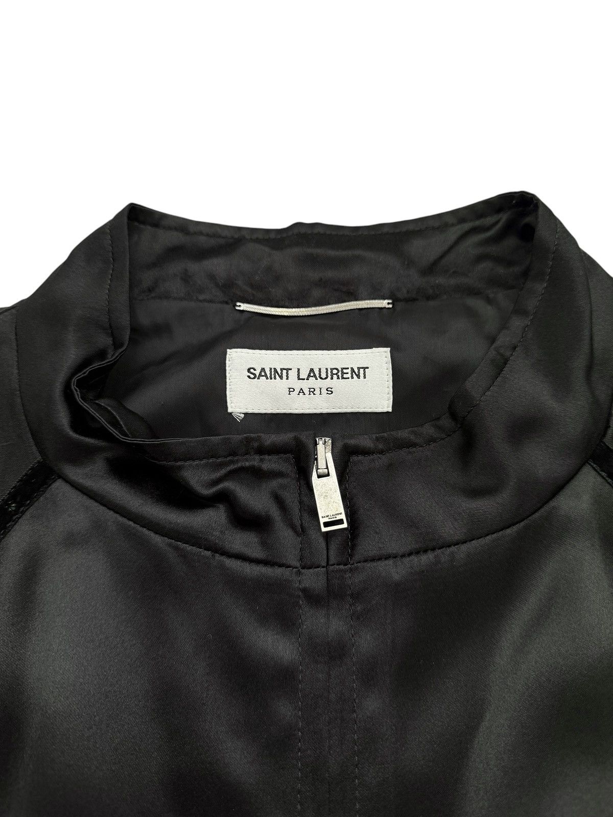 Saint Laurent Paris 2021 Viscose Acetate Lightweight Windbreaker Size US L / EU 52-54 / 3 - 4 Thumbnail