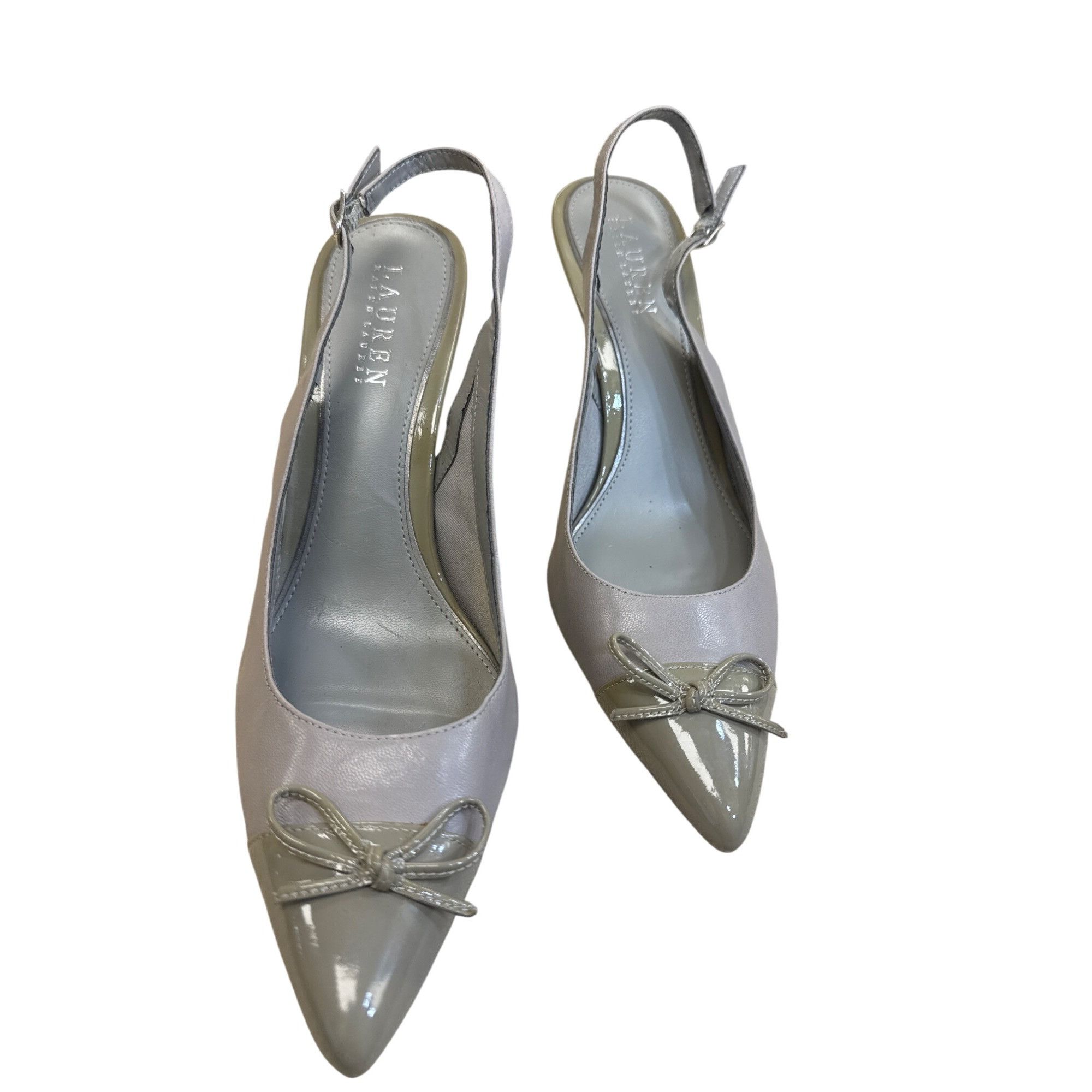 Lauren Ralph Lauren Lauren Ralph Lauren Womens Gray-Green Heels Size 9.5B SKU 82 Size US 9.5 / IT 39.5 - 11 Thumbnail