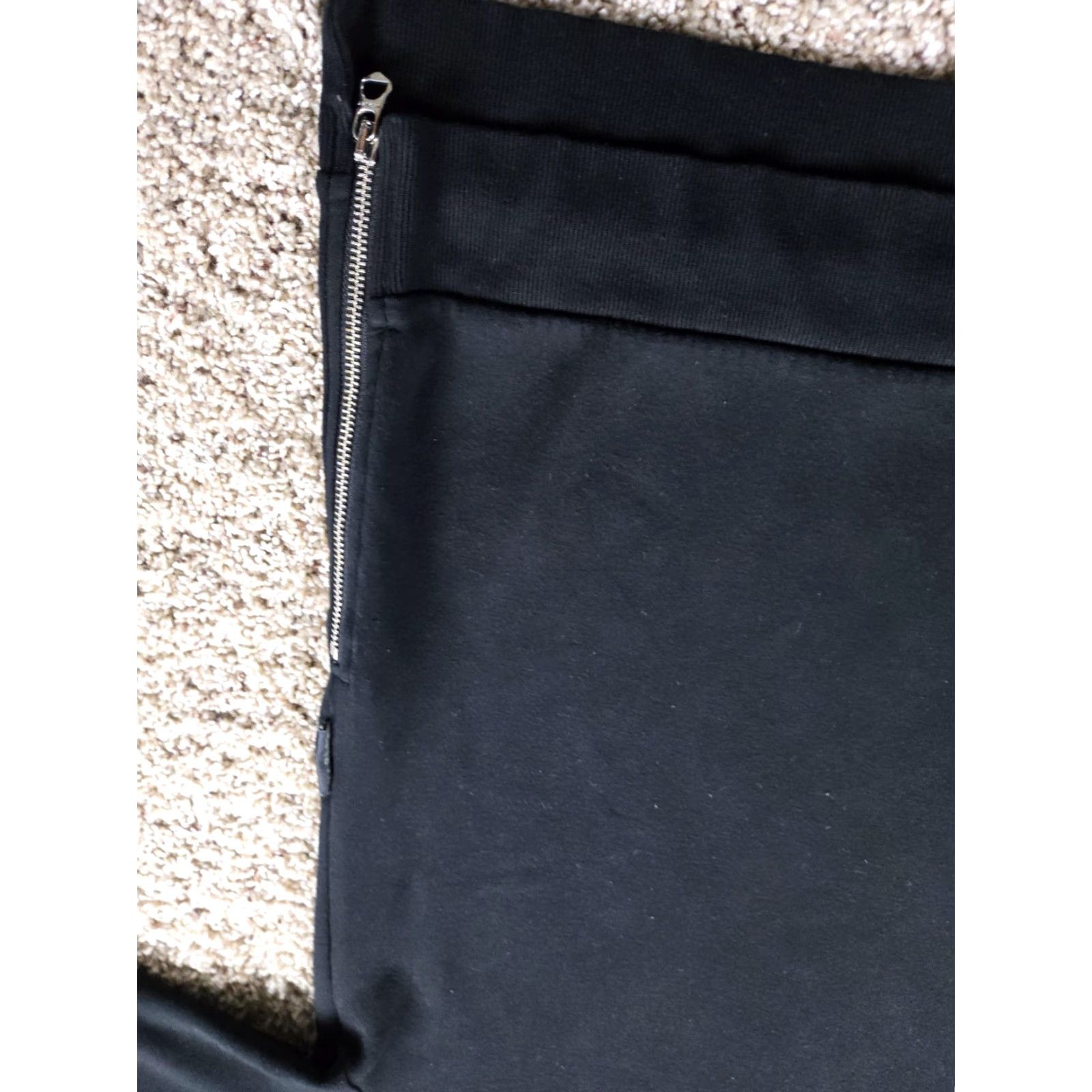 Varley Varley Sweatshirt Womens M Black Charter DoubleSoft Viscose Polyester Elastane Crew Neck Zip Accent Zipper 2.0 Side Size M / US 6-8 / IT 42-44 - 4 Thumbnail