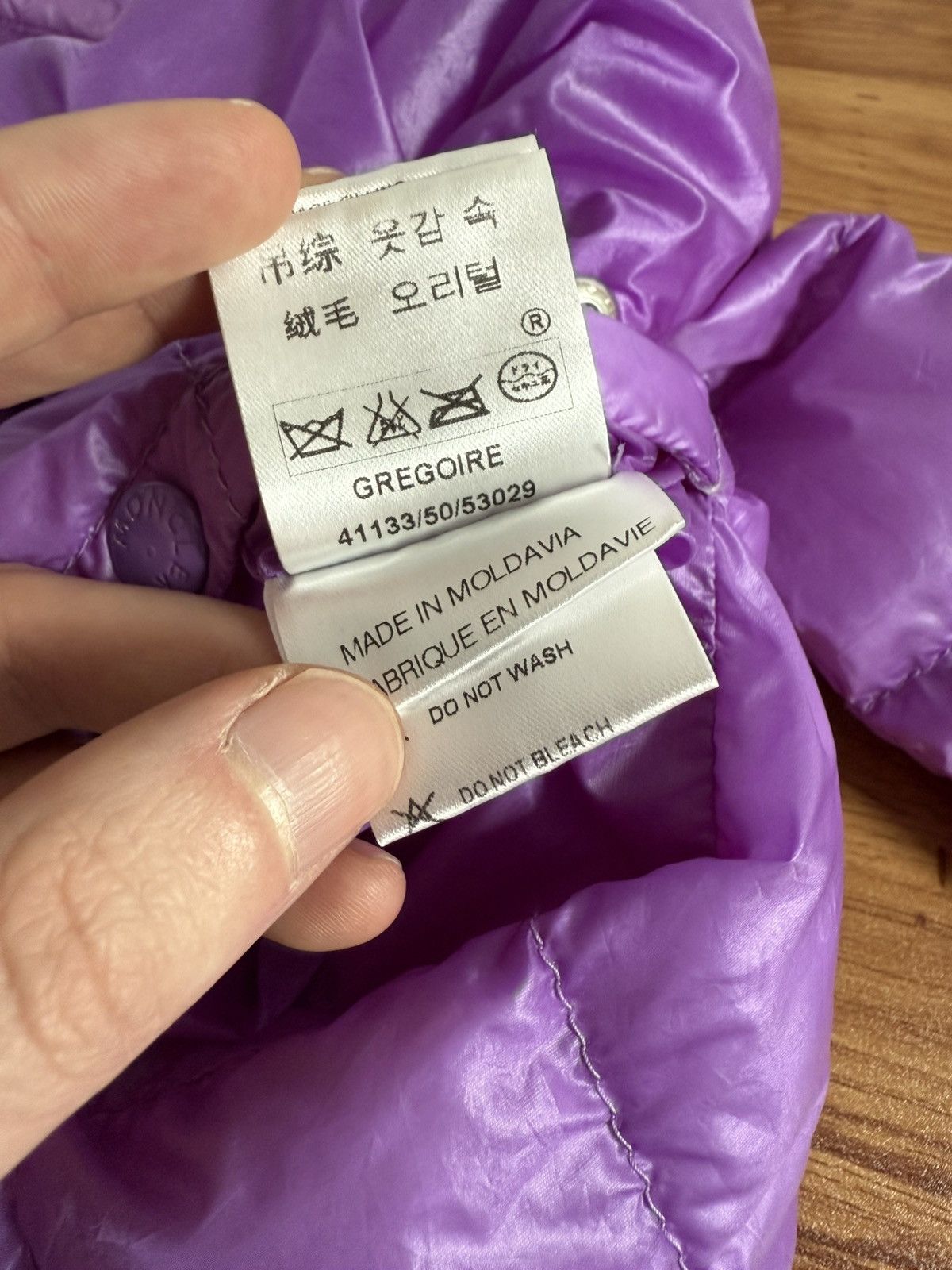 Moncler Moncler Men’s Jacket Gregoire Size 6 (XL) Lilac Size US XL / EU 56 / 4 - 8 Thumbnail