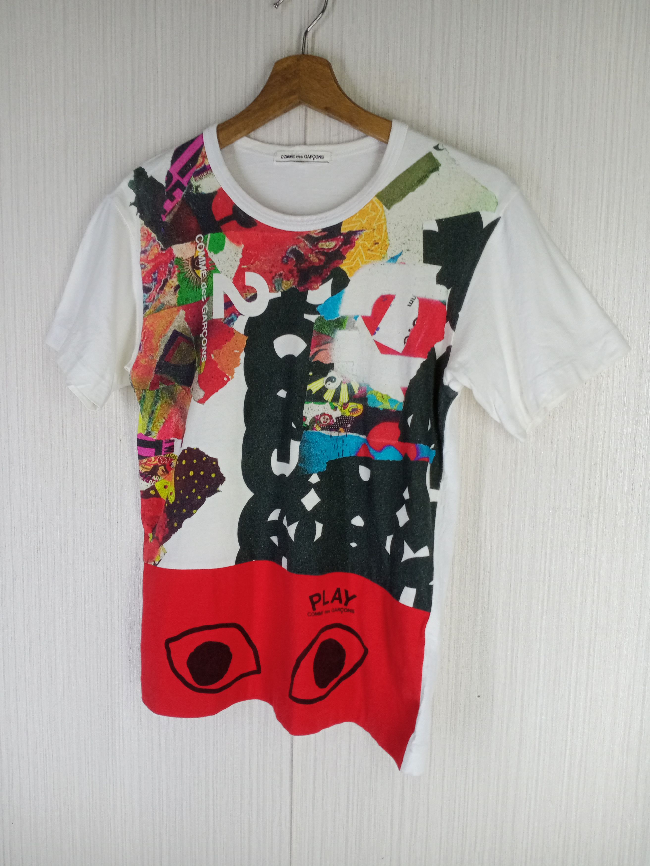 Comme des Garcons Rare Vintage Comme Des Garcons Collage Fullprint Tshirt Size US S / EU 44-46 / 1 - 3 Thumbnail