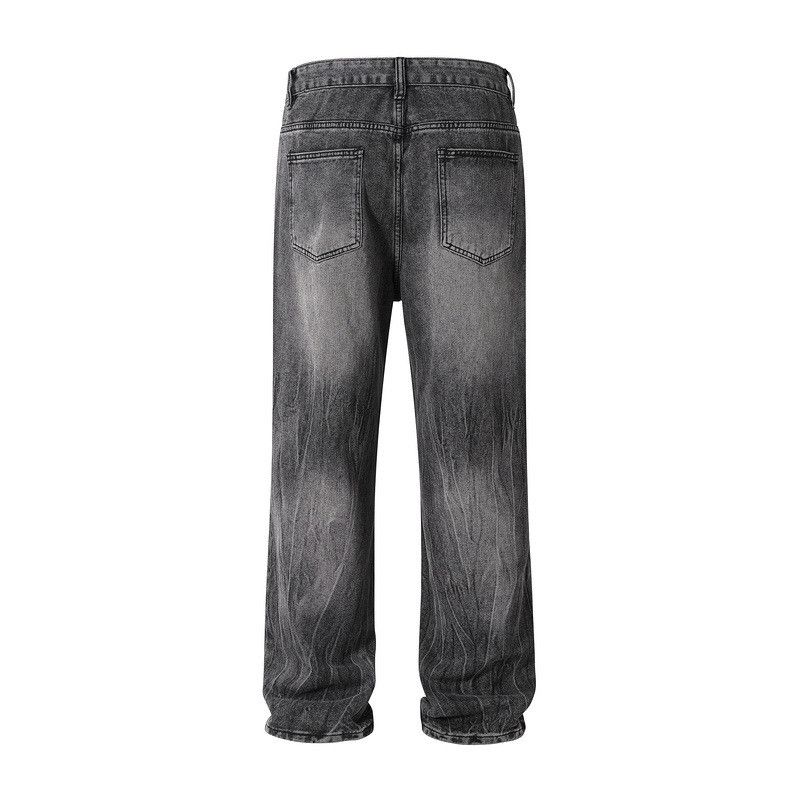 Japanese Brand × Jean High street washed loose wide-leg classic jeans y2k Size US 32 / EU 48 - 2 Thumbnail