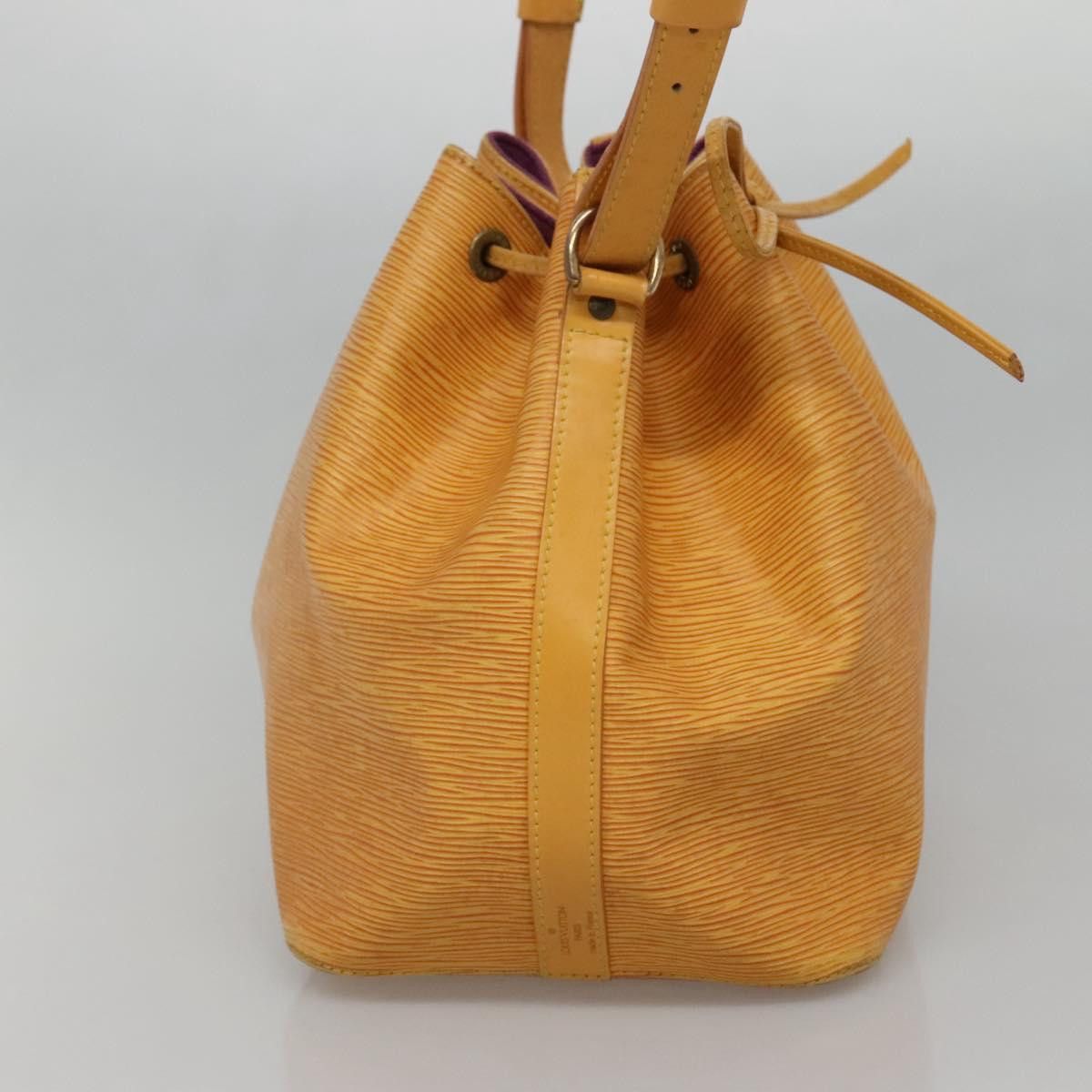 Louis Vuitton LOUIS VUITTON Epi Petit Noe Shoulder Bag Yellow M44109 Size ONE SIZE - 3 Thumbnail