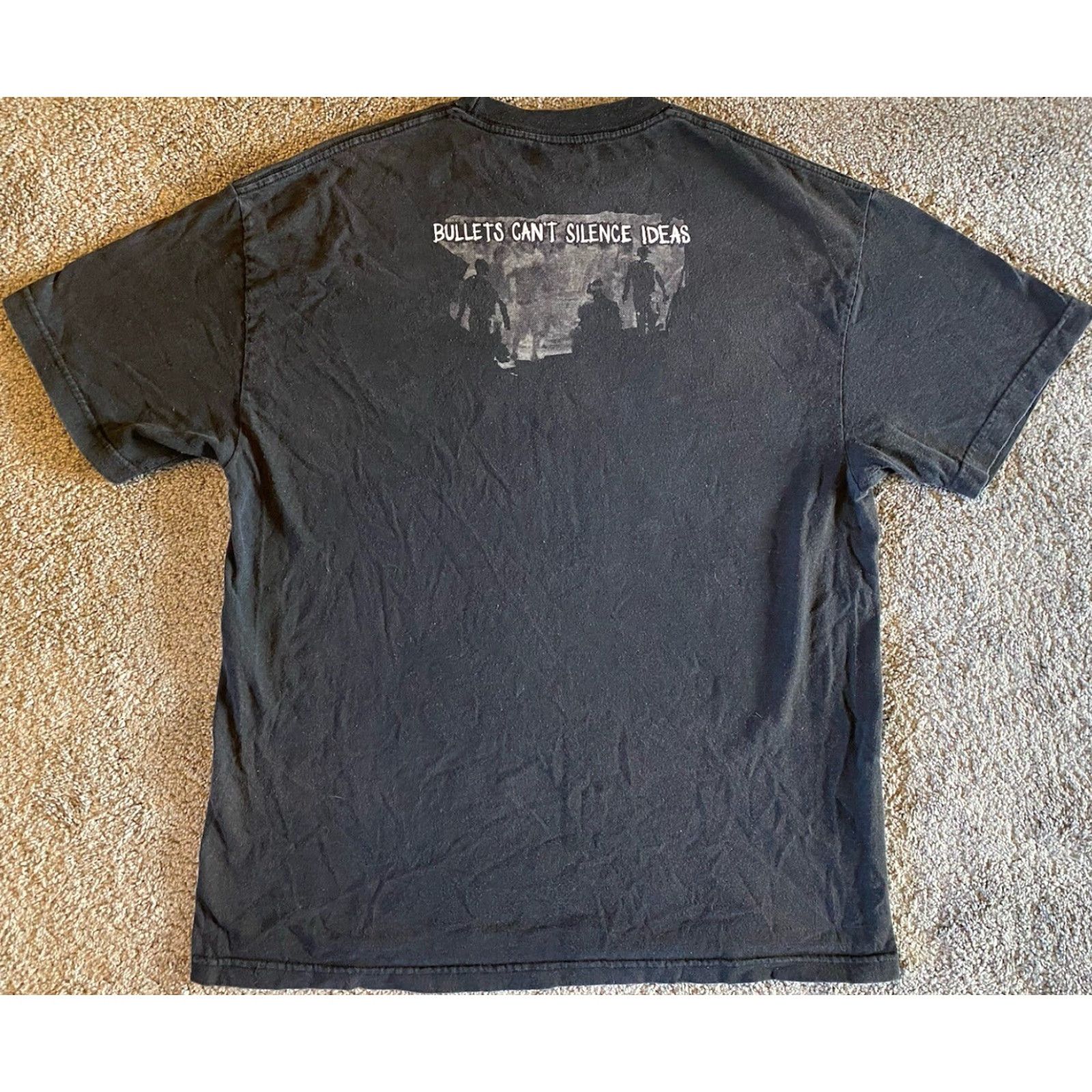 Doublet VINTAGE Anti-Flag MENS XL Protester Bullets Don't Silence Double Sided Shirt Made In USA Size US XL / EU 56 / 4 - 3 Thumbnail