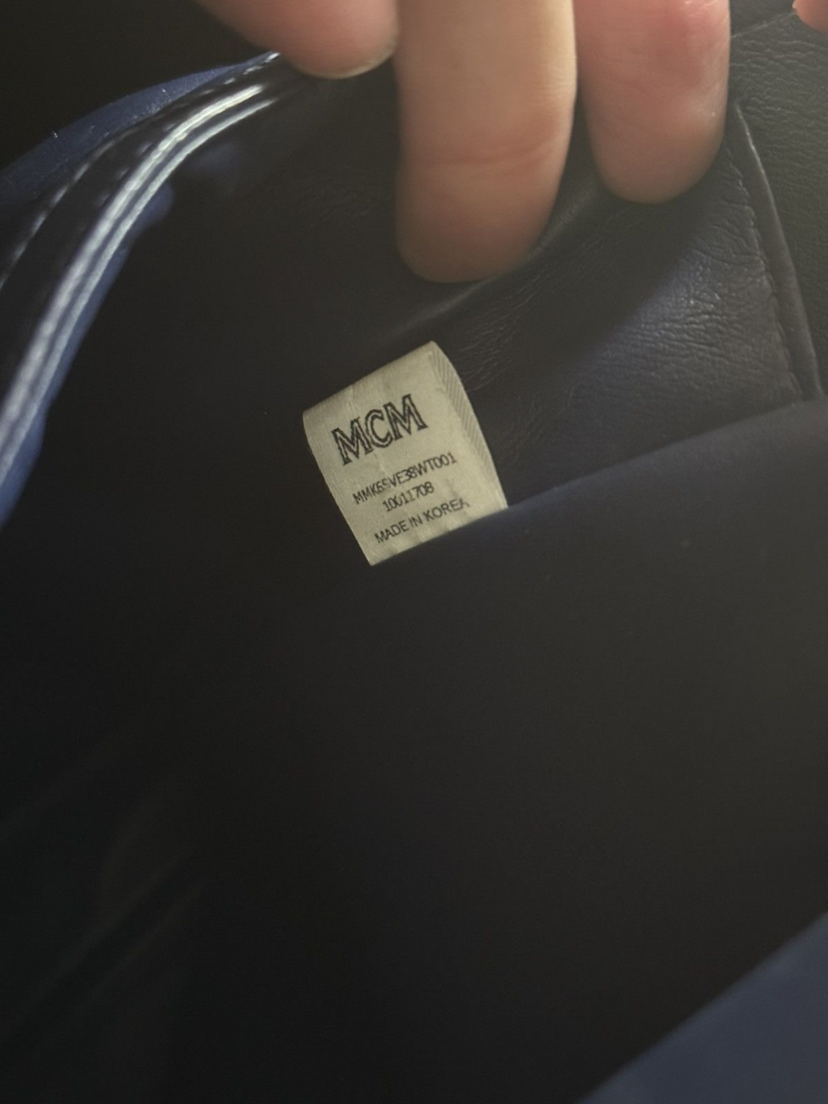 MCM MCM Visetos Medium Studded Backpack Size ONE SIZE - 12 Thumbnail
