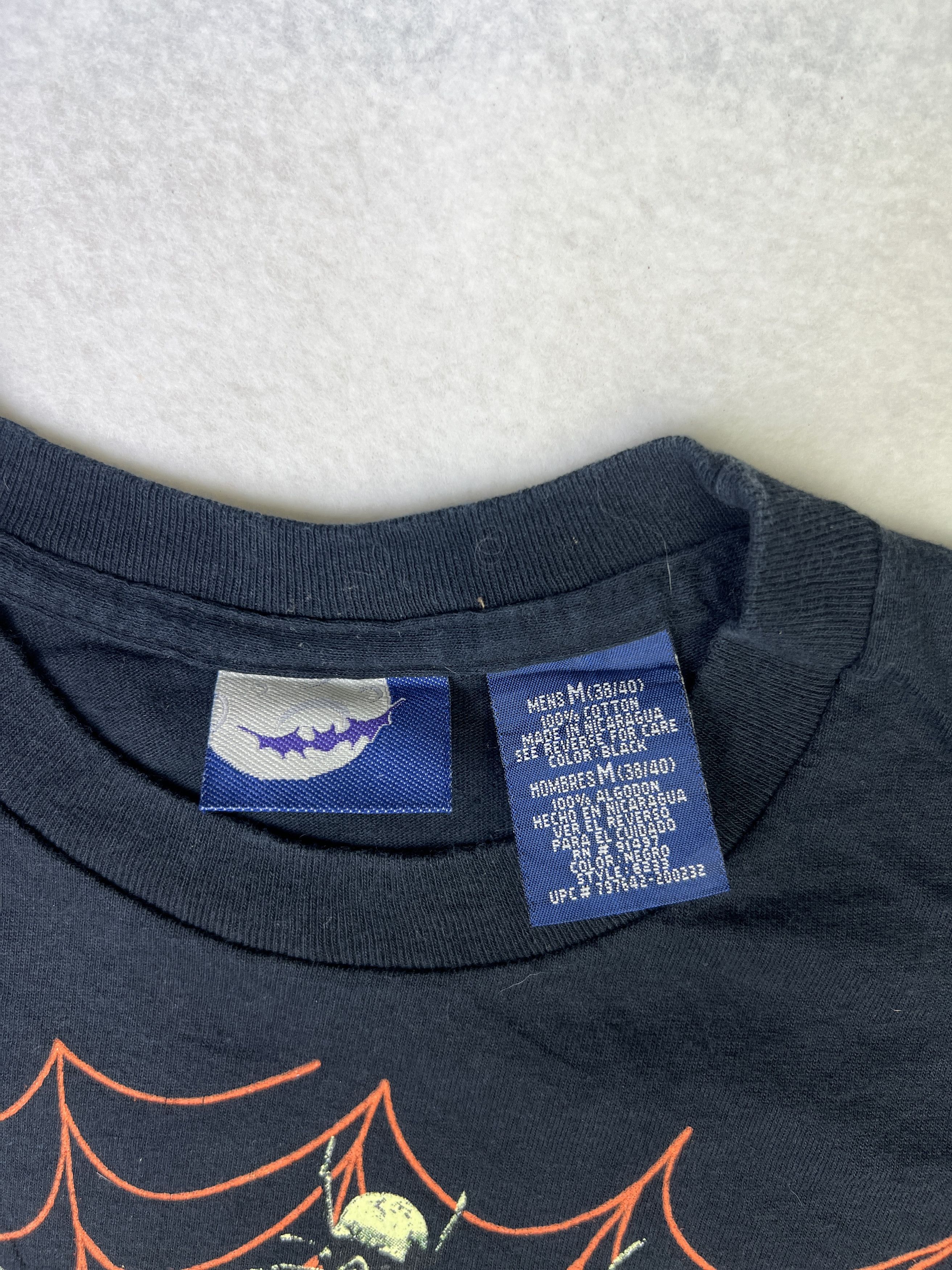 Other 2000s Skull Spider Web T-Shirt | Glow-in-the-Dark Y2K M Size US M / EU 48-50 / 2 - 2 Thumbnail