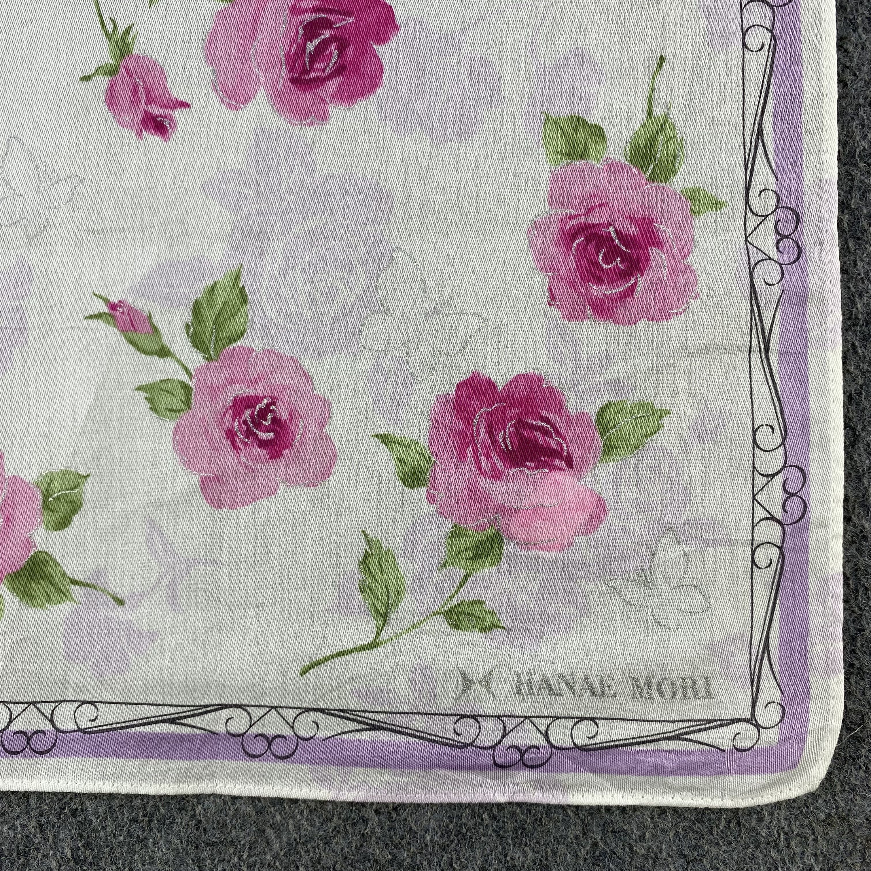 Hanae Mori Hanae Mori Handkerchief/Neckerchief/Bandana HC563 Size ONE SIZE - 3 Thumbnail